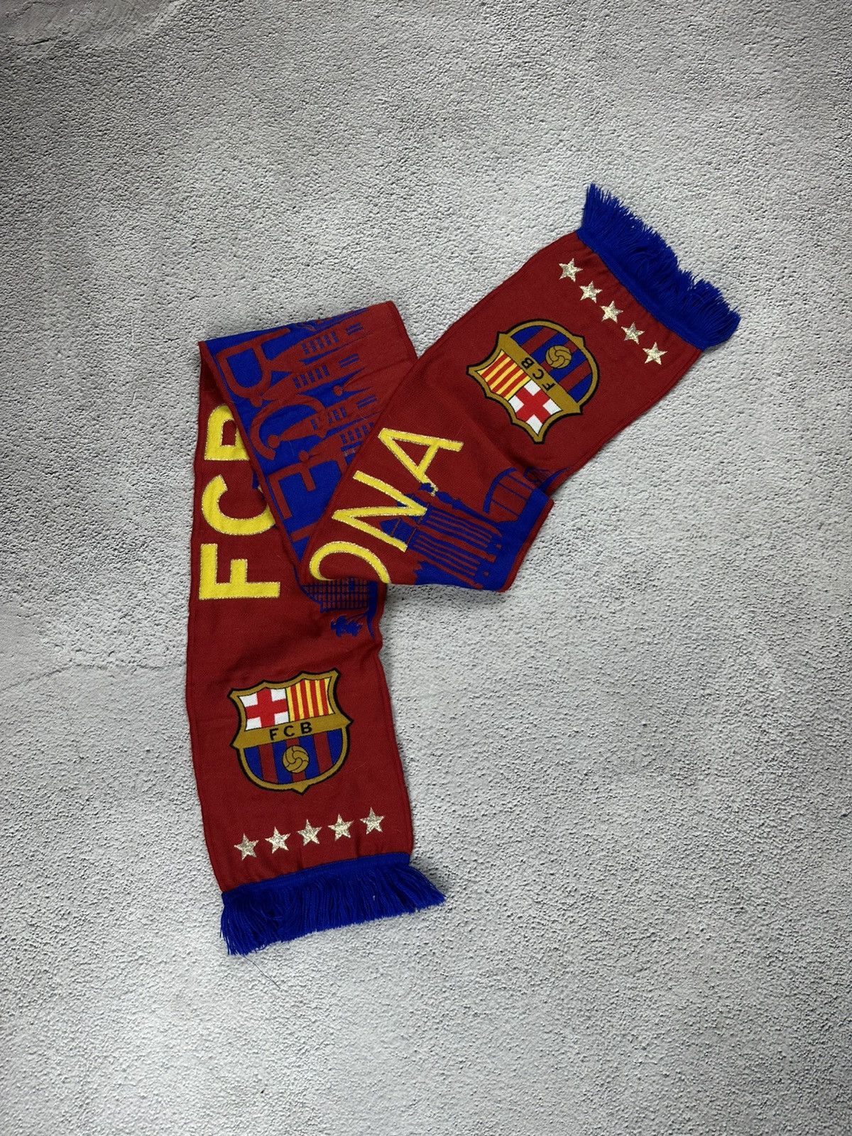 Other Vintage FC Barcelona Scarves Soccer Jersey Football Blockcor Size ONE SIZE - 3 Thumbnail