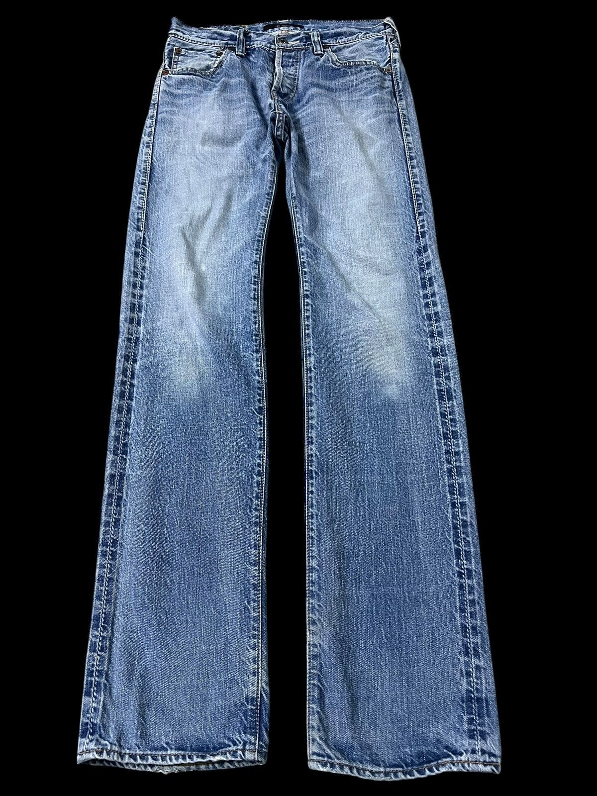 Japanese Brand 💥Vintage Johnbull Selvedge Faded Jean Size US 29 - 1 Thumbnail