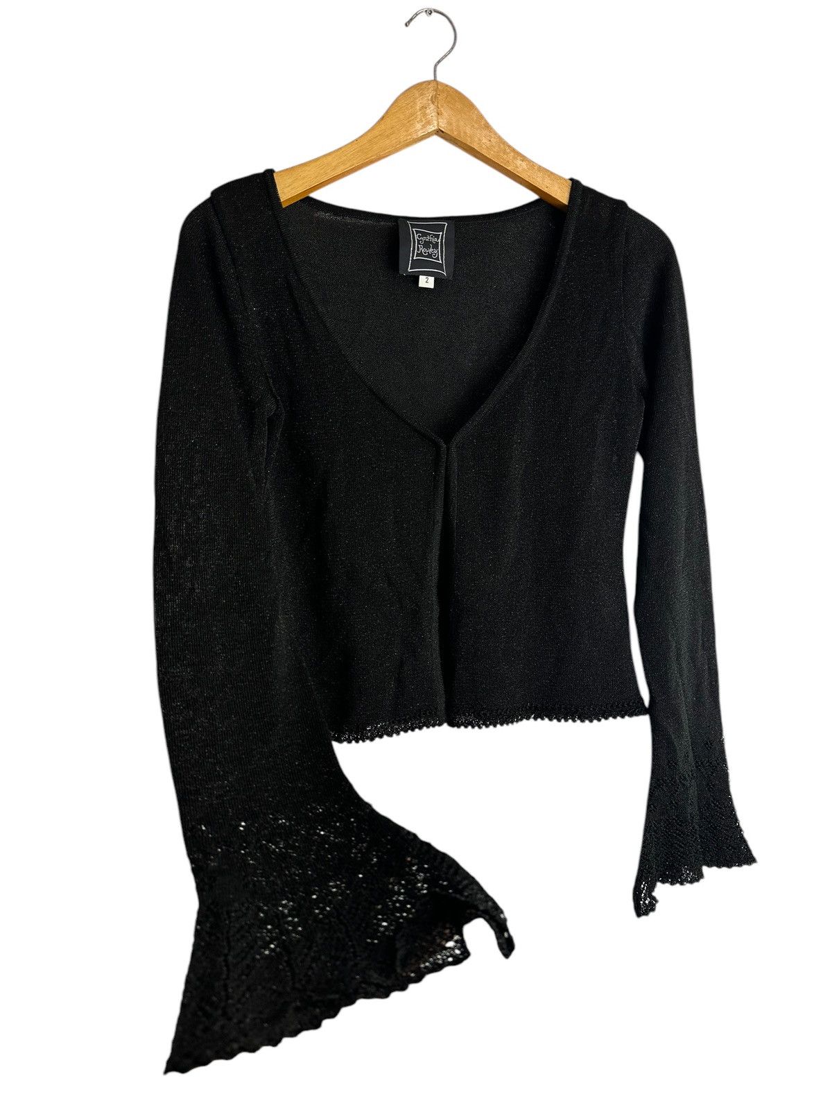 Issey Miyake CROPPED JAPANESE UNDEFINED SHIRT FLARED SLEEVE ISSEY STYLE Size S / US 4 / IT 40 - 3 Thumbnail