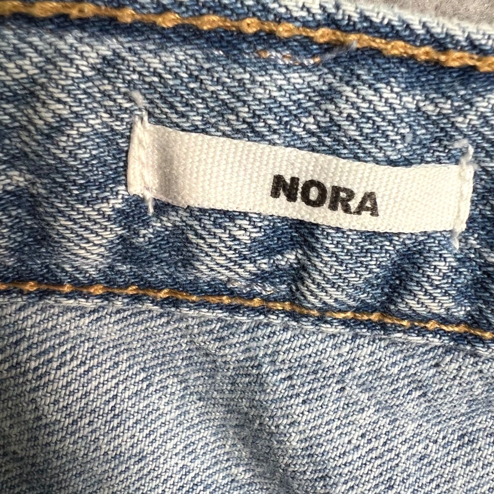 Mango Mango Denim Nora Straight-Leg High-Waist Raw-Hem Jeans Light Blue Womens 6 Adult Regular 28 in 31 in 5-Pocket Denim Cotton Blue Jeans Mango Size 28" / US 6 / IT 42 - 4 Thumbnail
