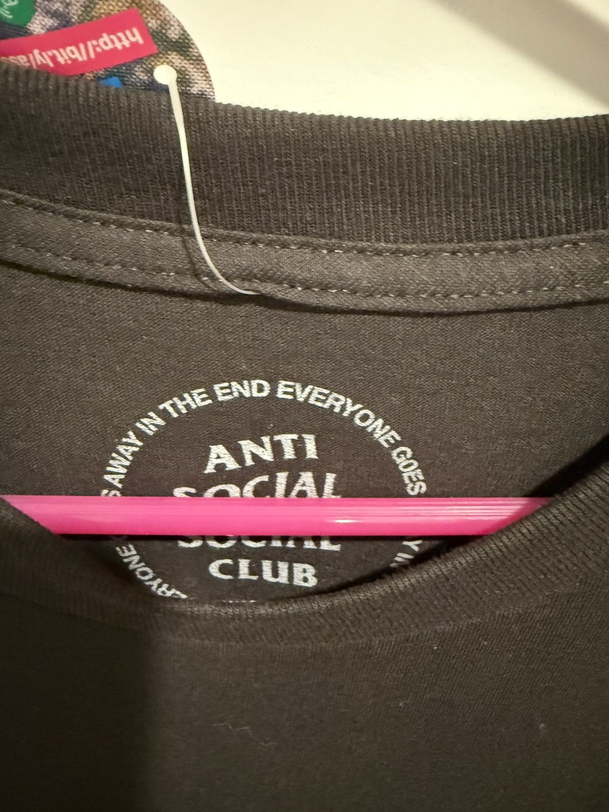 Anti Social Social Club Anti Social Social Club Black Short Sleeve Tee NWT Size US L / EU 52-54 / 3 - 3 Thumbnail