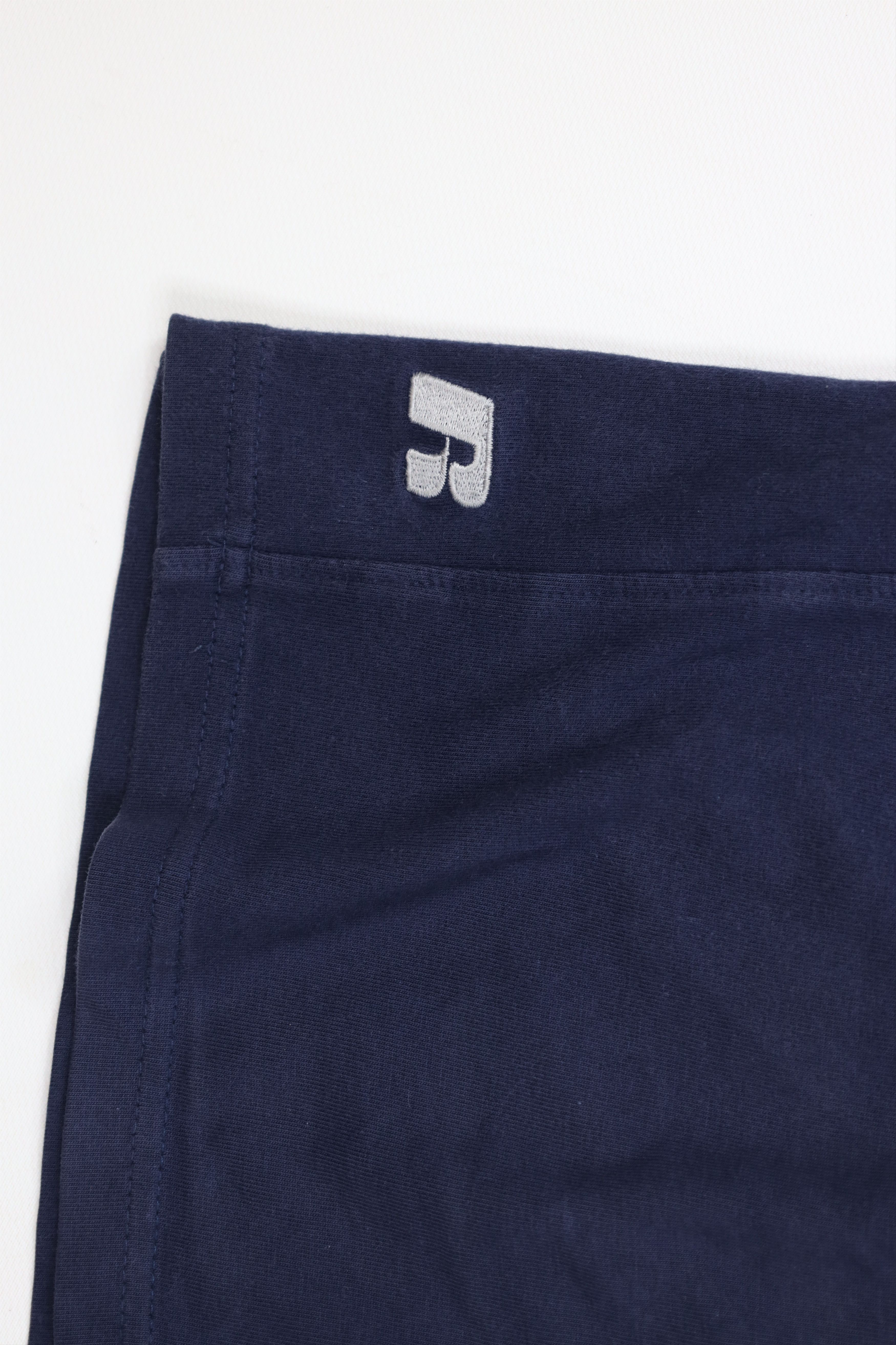 Russell Athletic × Vintage Vintage 90s Russell Athletic Above Knee Shorts Navy Blue Size US 34 / EU 50 - 5 Thumbnail