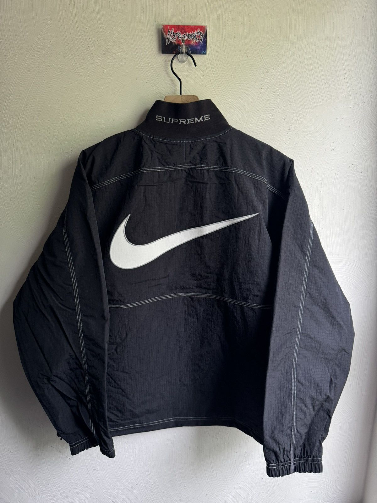 Supreme Supreme Nike Ripstop Pullover Jacket Black | Grailed