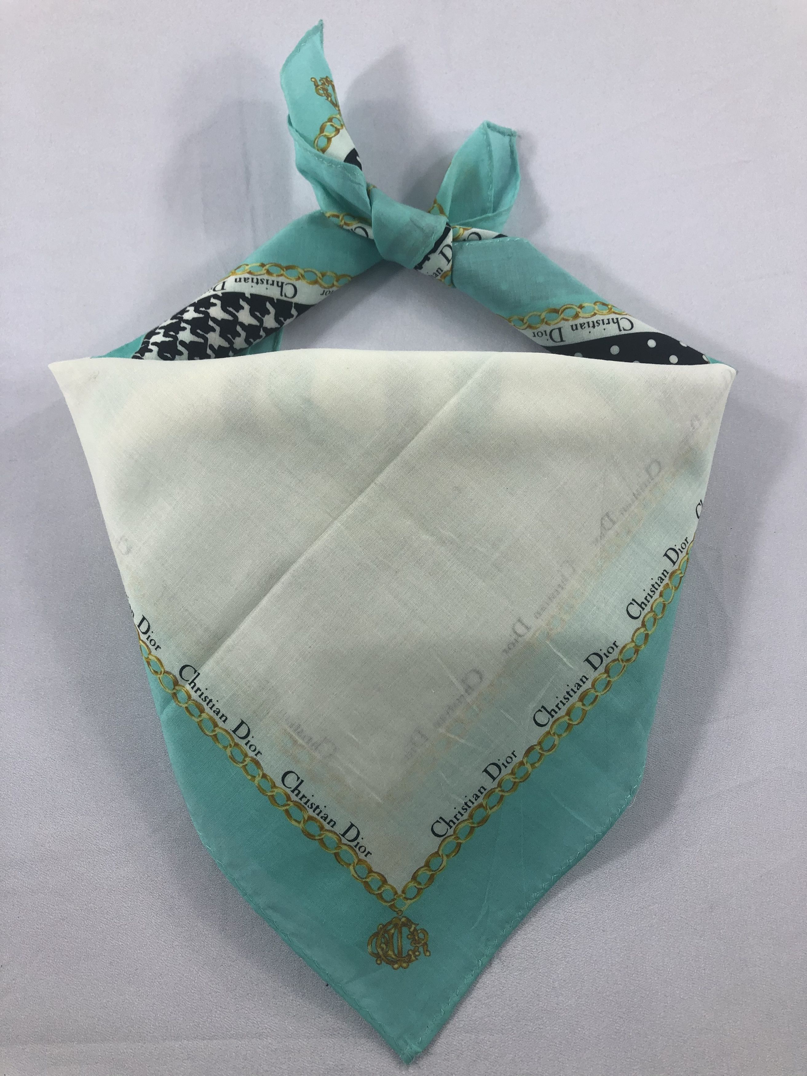 Vintage Christian Dior Handkerchief / Bandana / Neckerchief Size ONE SIZE - 1 Thumbnail