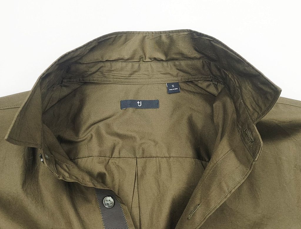 Jil Sander × Uniqlo JIL SANDER UNIQLO army green shirt with side pocket Size US S / EU 44-46 / 1 - 2 Thumbnail