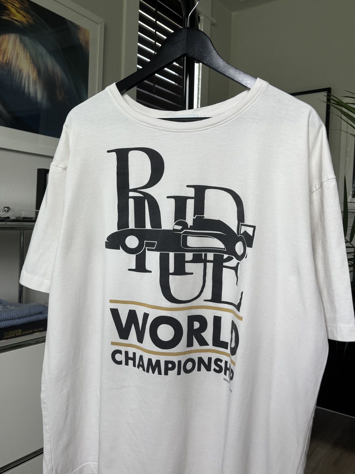 Rhude RHUDE WORLD CHAMPIONSHIP F1 TEE Size US L / EU 52-54 / 3 - 3 Thumbnail