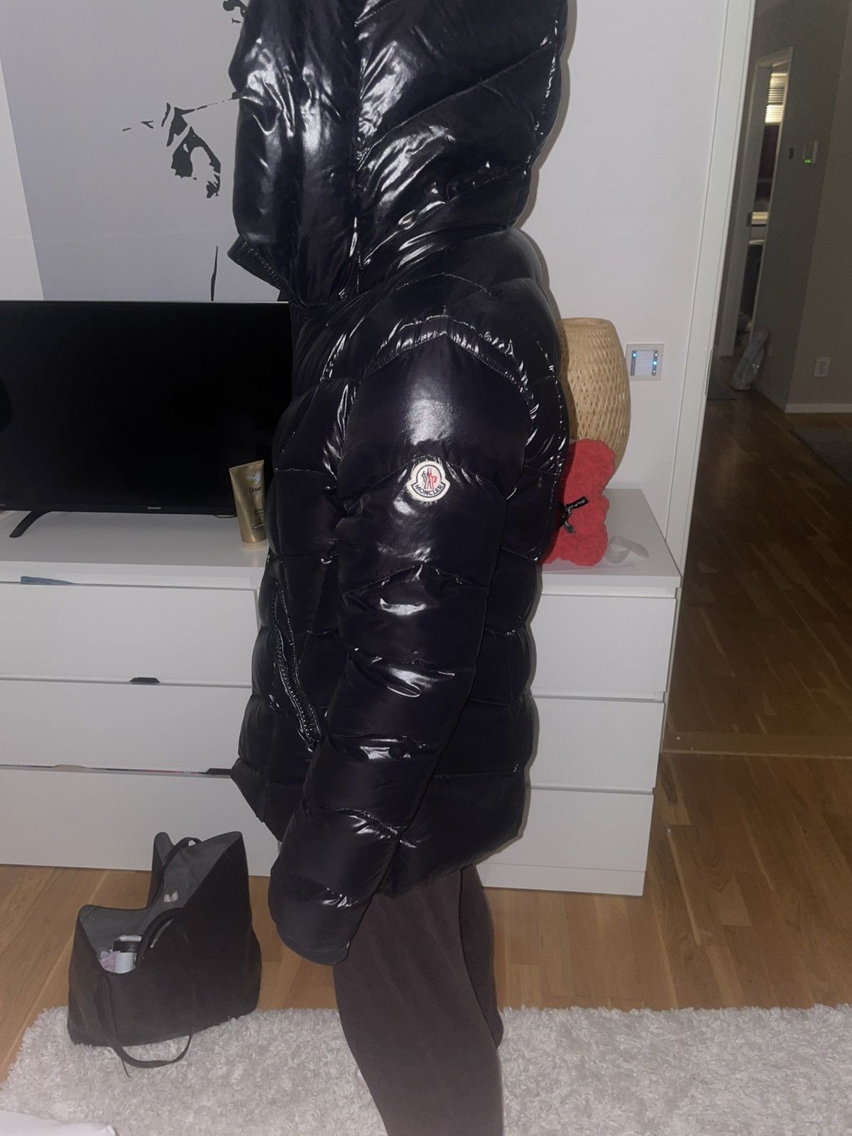 Moncler Black moncler winter jacket Size XXL / US 16-18 / IT 52-54 - 11 Thumbnail