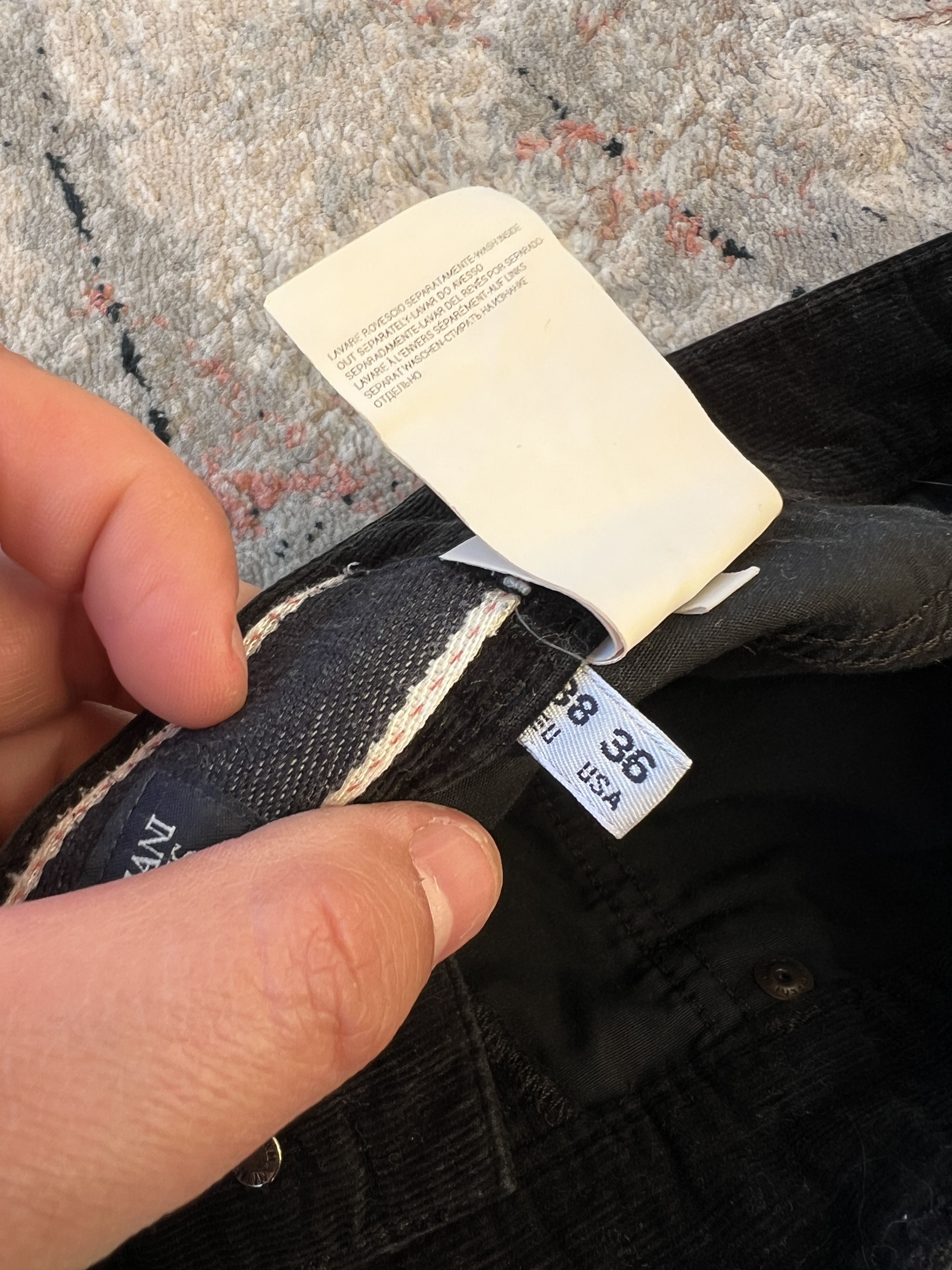 Armani Armani Jeans Vintage Velvet pants Size US 36 / EU 52 - 8 Thumbnail