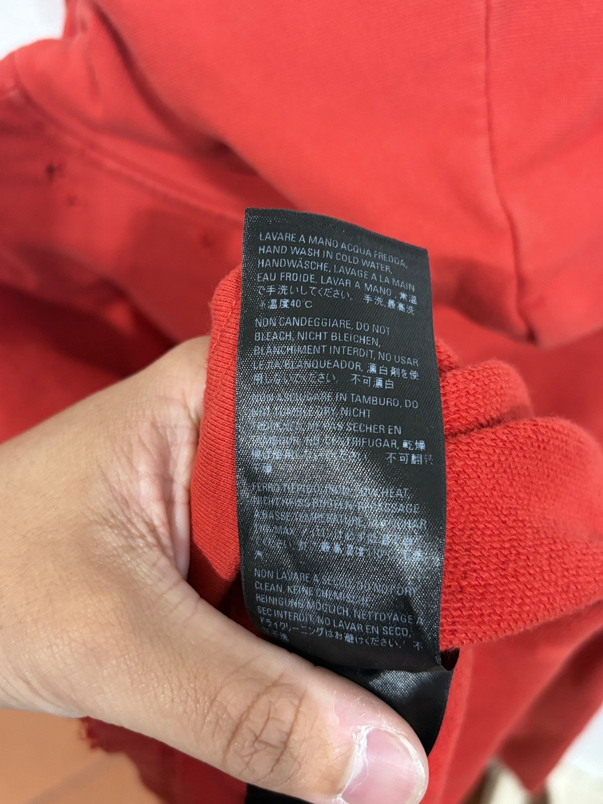Balenciaga Balenciaga Wide Fit Red Cropped Hoodie Size US XL / EU 56 / 4 - 6 Thumbnail