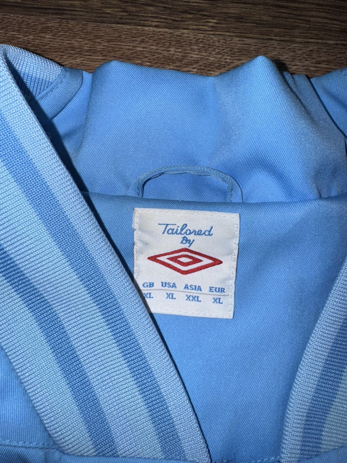 Umbro × Vintage Manchester City Umbro 2012-13 Track Jacket Size US XL / EU 56 / 4 - 3 Thumbnail