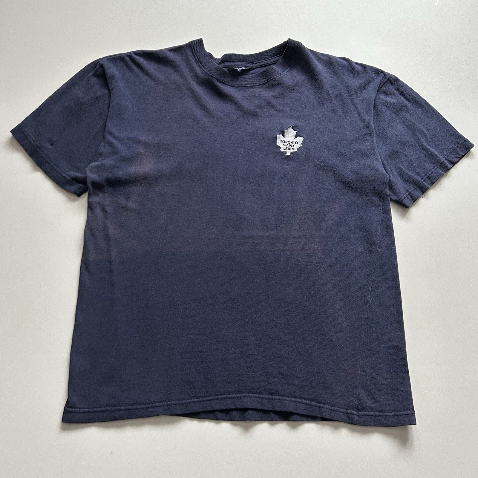 NHL × Vintage Vintage Toronto Maple Leafs NHL T Shirt Medium Faded Rare Size US M / EU 48-50 / 2 - 1 Thumbnail