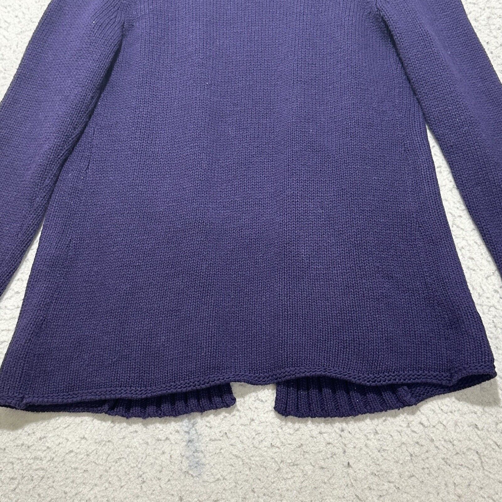 Coldwater Creek Coldwater Creek Small Open Front Cardigan Sweater Purple Size S / US 4 / IT 40 - 12 Thumbnail