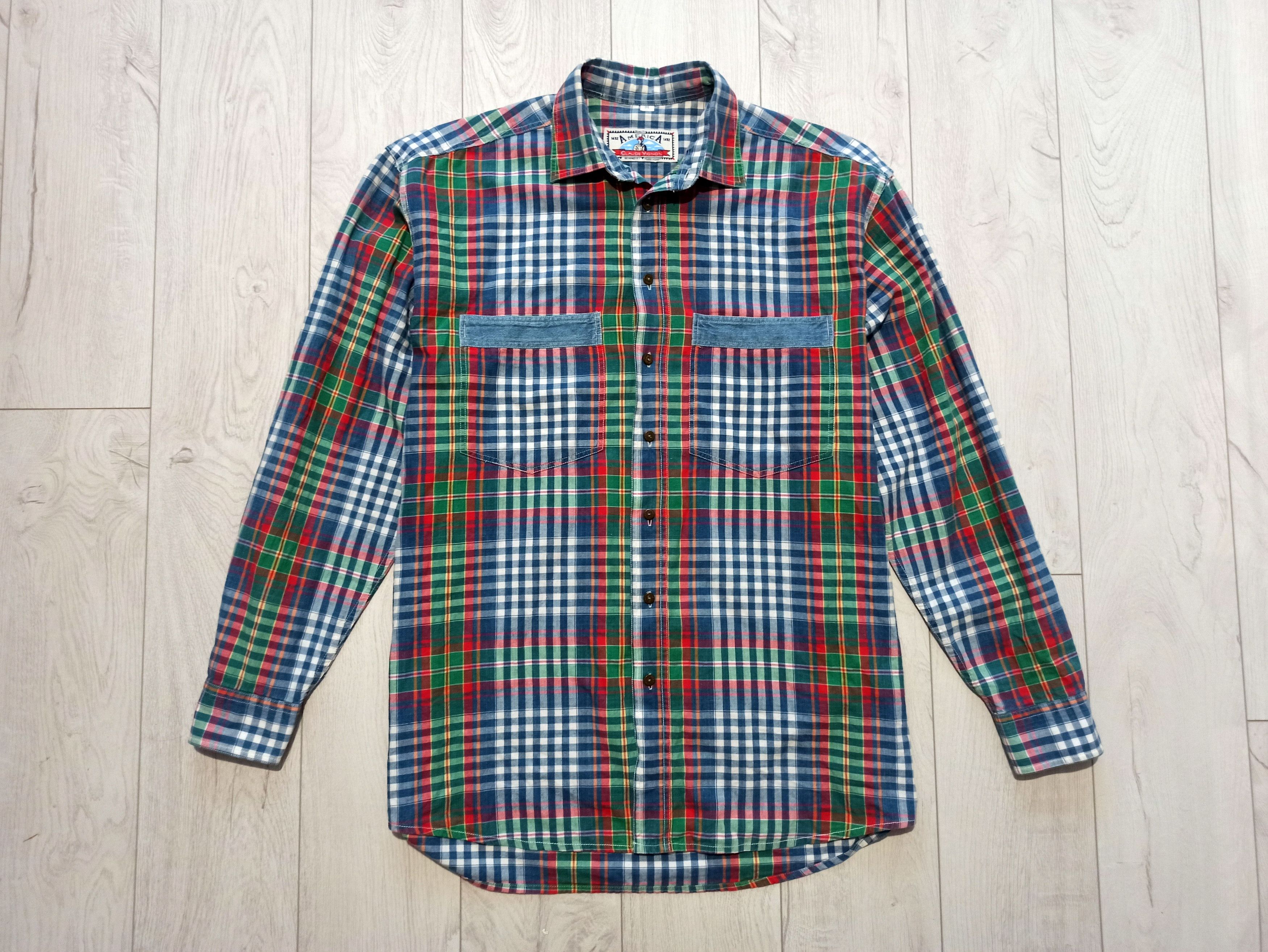 Designer × Vintage Claude Vignon America vintage shirt Size US L / EU 52-54 / 3 - 1 Thumbnail
