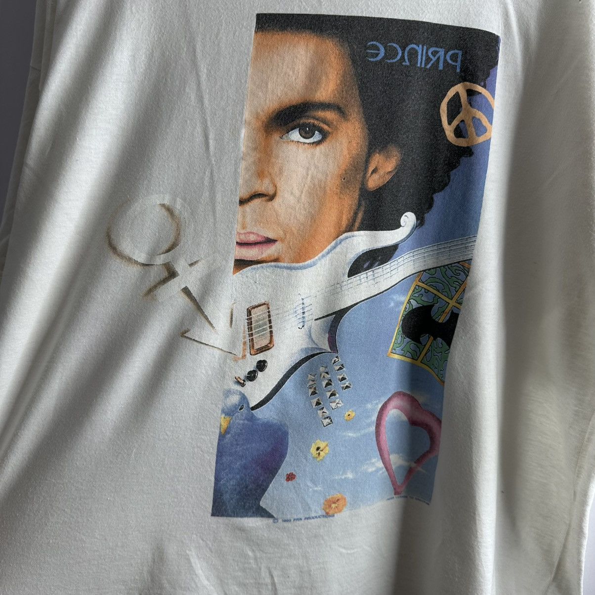 Prince Official 1990 Prince Tour Vintage Rare T-Shirt Size US L / EU 52-54 / 3 - 2 Thumbnail