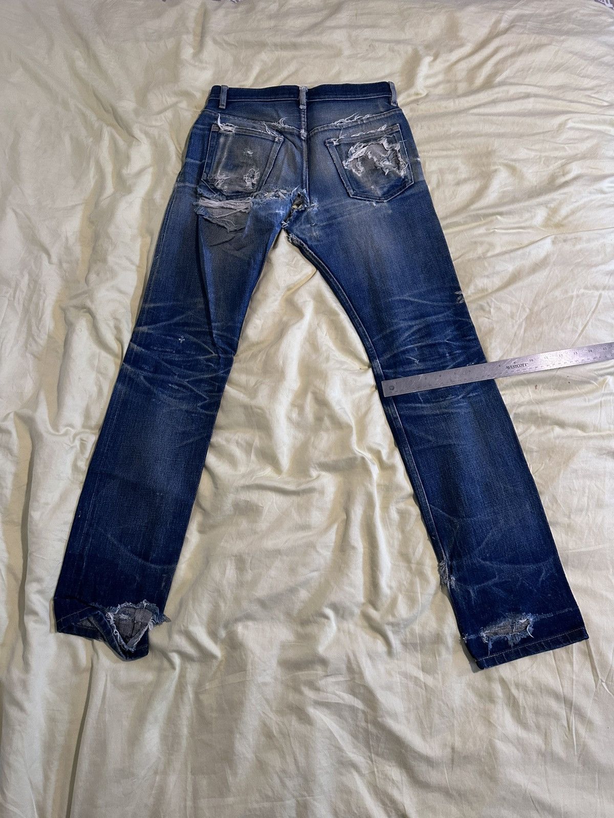 A.P.C. A.P.C. Heavily Distressed Indigo Denim Jeans Size US 27 - 8 Thumbnail