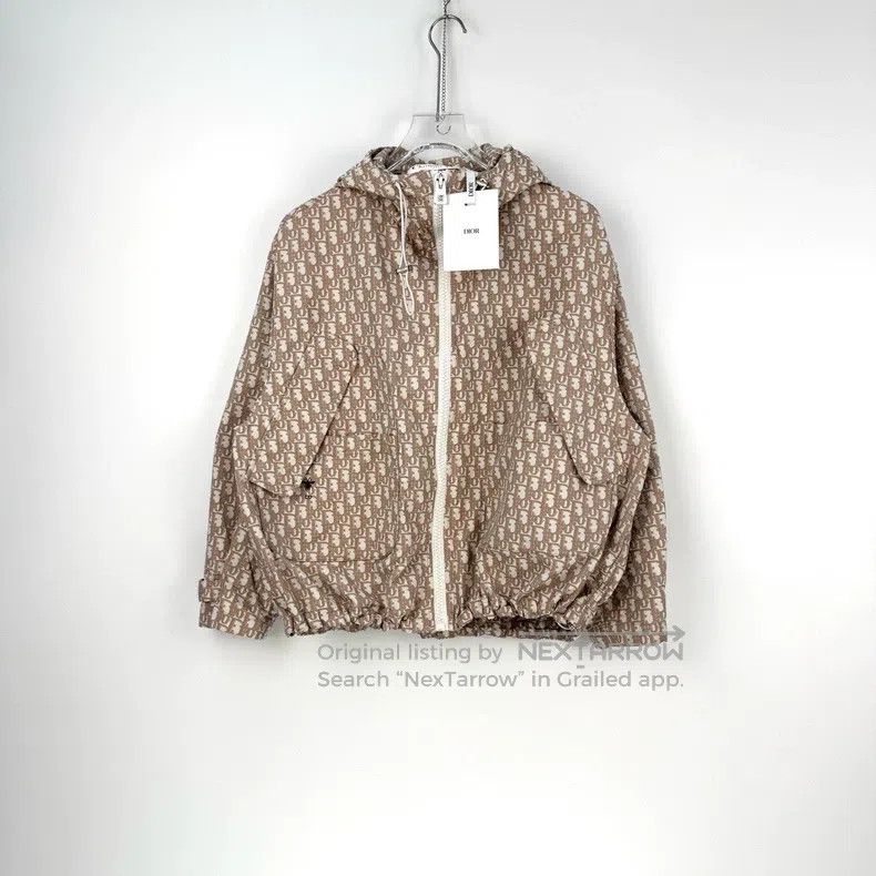 Dior Dior Brown and pink full logo embroidered bee zipper hoodi Size XS / US 0-2 / IT 36-38 - 3 Thumbnail