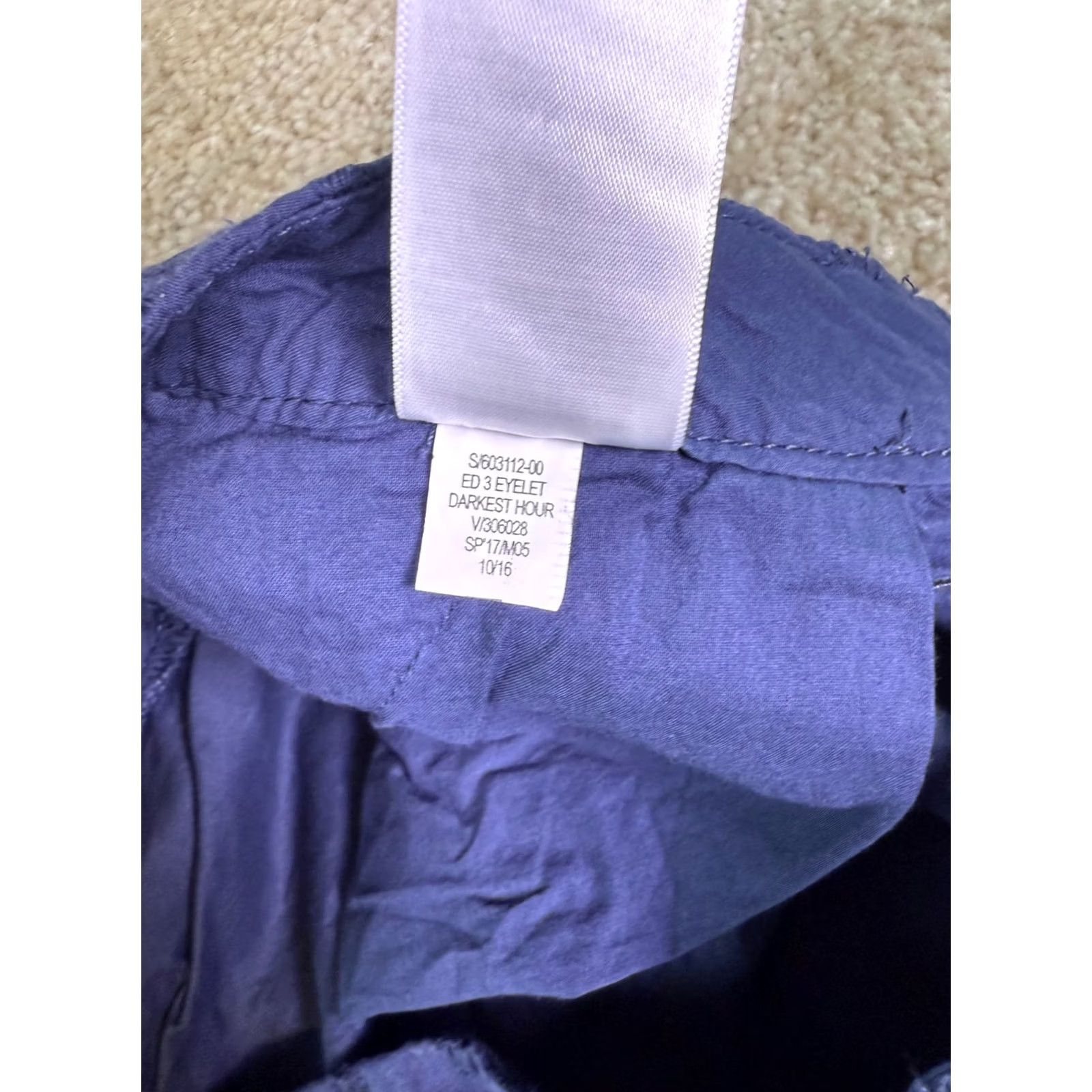 Old Navy Old Navy Shorts Womens Size 8 Blue Eyelet Cotton 34” Size 30" / US 8 / IT 44 - 5 Thumbnail