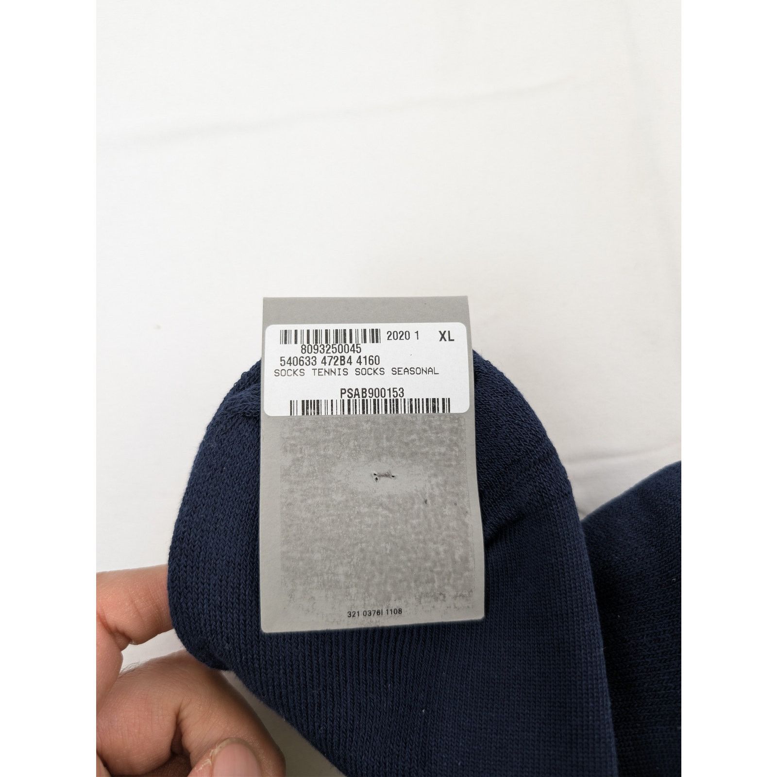 Balenciaga o1rshd1 Q:2/Size: XL / Socks Tennis Socks Seasonal Navy Blue Size ONE SIZE - 11 Thumbnail