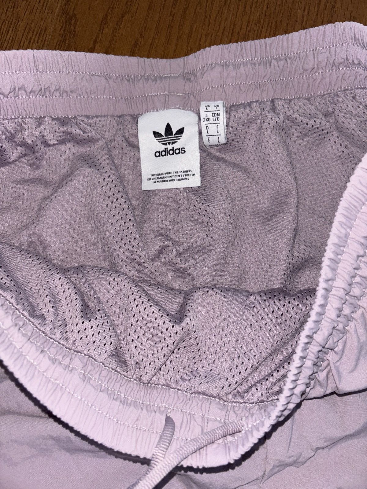 Adidas × Vintage Adidas women’s wind breaker baggy cuffed pants. Size 36" / US 14 / IT 50 - 5 Thumbnail