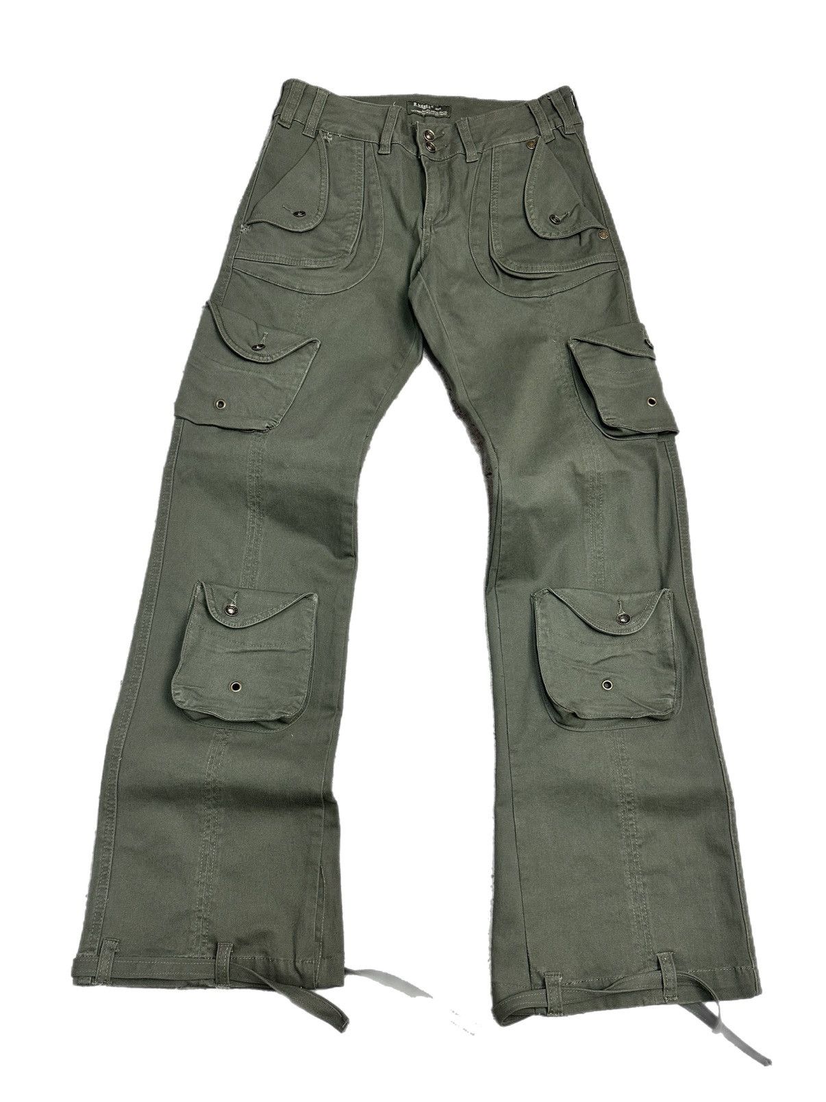 20471120 LGB Baggy GOA Flare Military Style Cargo Pants Tornado Mart Size US 32 / EU 48 - 2 Thumbnail