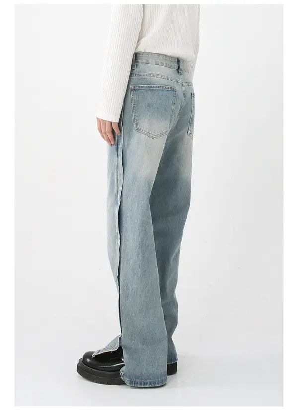 VIBE American light blue loose casual straight jeans Size US 32 / EU 48 - 4 Thumbnail