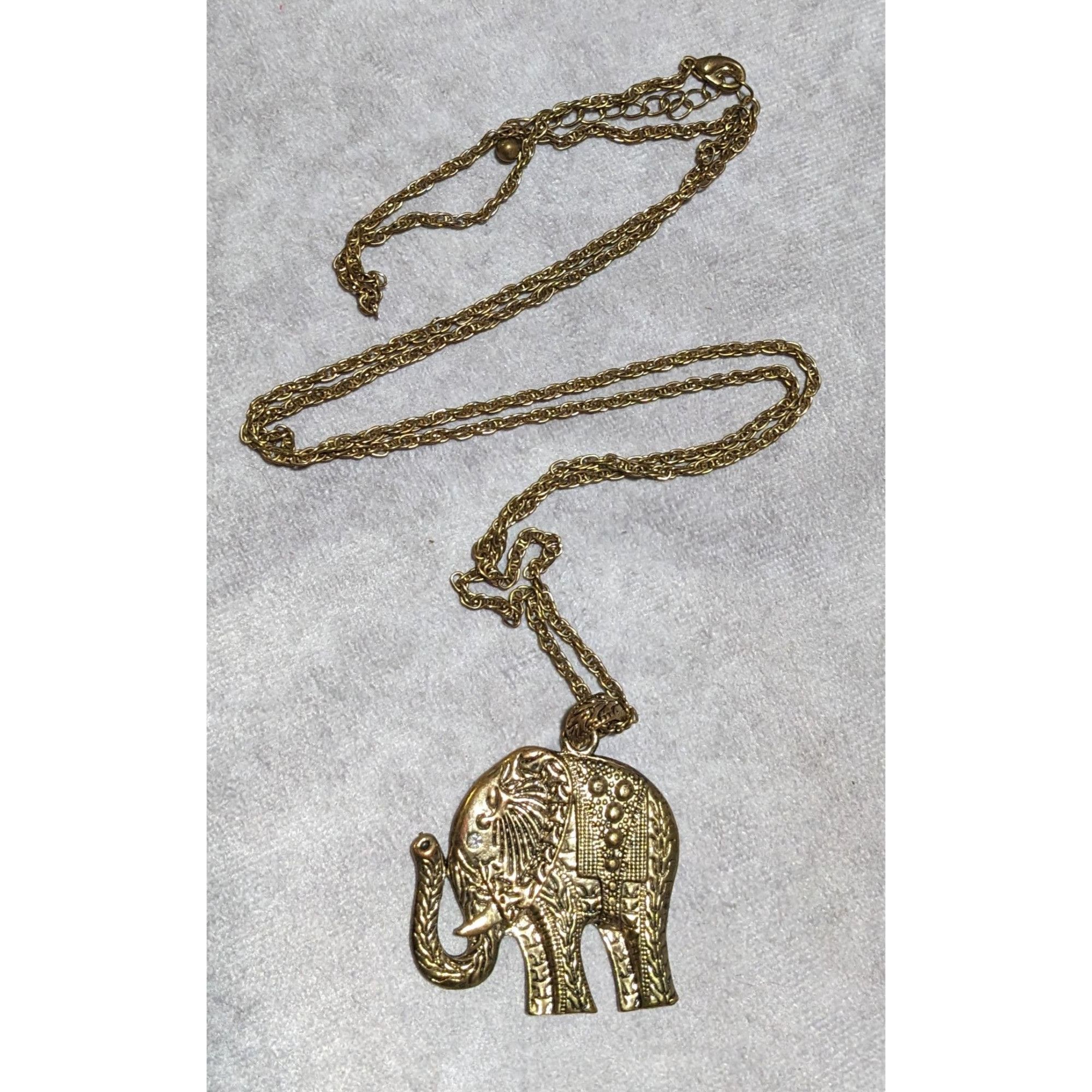 Other Gold Bohemian Elephant Neckalce Size ONE SIZE - 9 Thumbnail