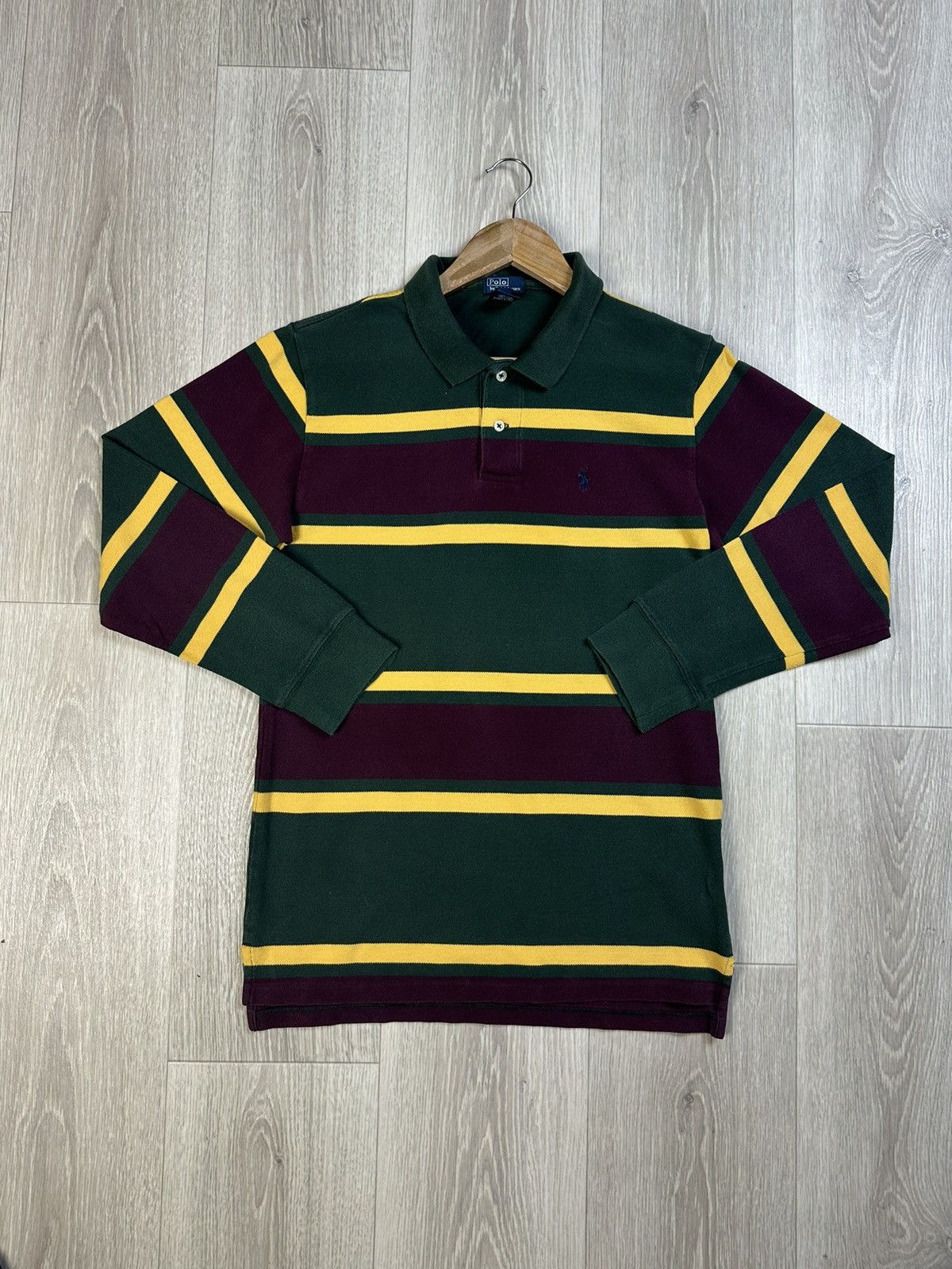 Polo Ralph Lauren × Rugby Ralph Lauren × Vintage Vintage 90s Polo Ralph Lauren Rugby Sweatshirt Y2K Size US XS / EU 42 / 0 - 3 Thumbnail