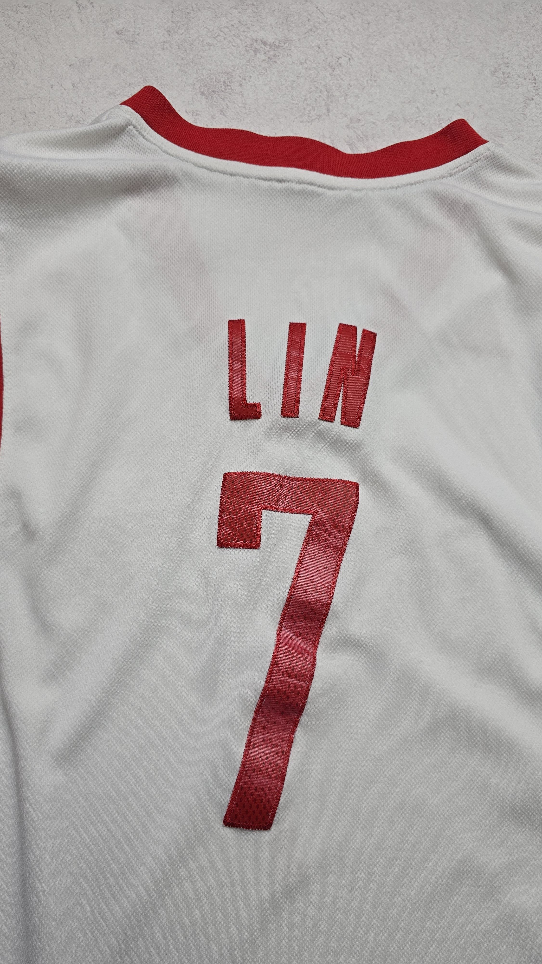 Adidas Jeremy Lin Houston Rockets #7 Jersey XL +2 Length Stitched Size US XL / EU 56 / 4 - 4 Thumbnail