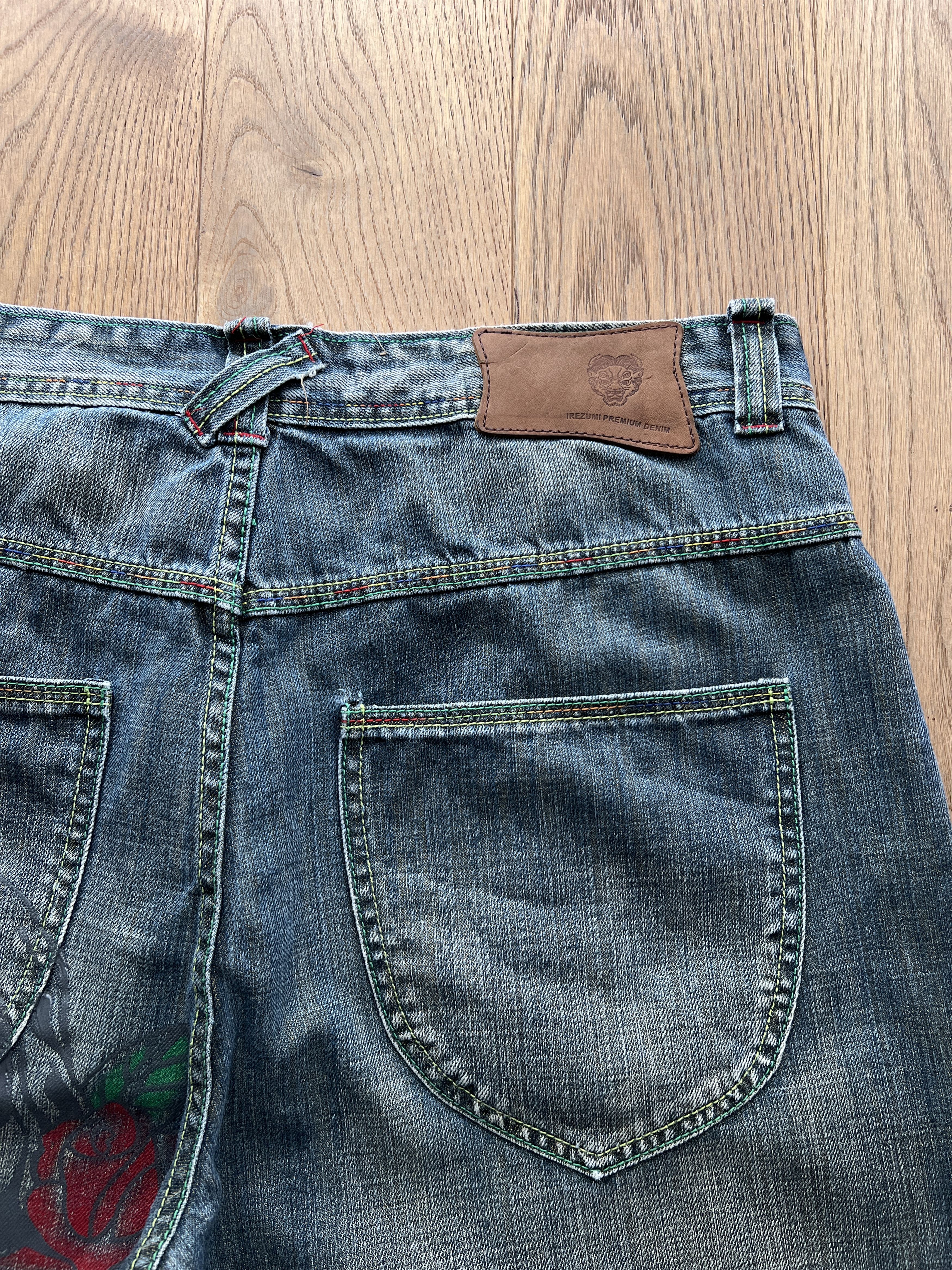 Designer Crazy! Irezumi Japan baggy denim rap 90s printed y2k hip hop Size US 38 / EU 54 - 11 Thumbnail