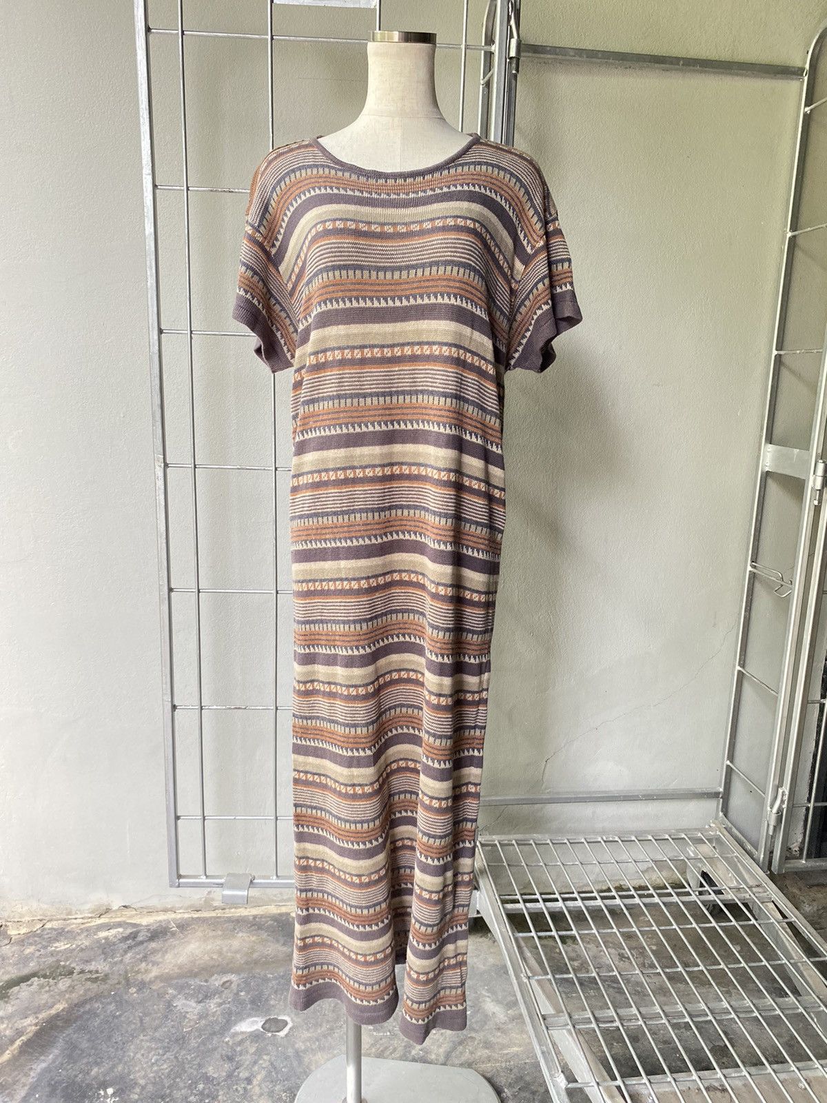 Issey Miyake Issey Miyake vintage knitted dress Size L / US 10 / IT 46 - 3 Thumbnail