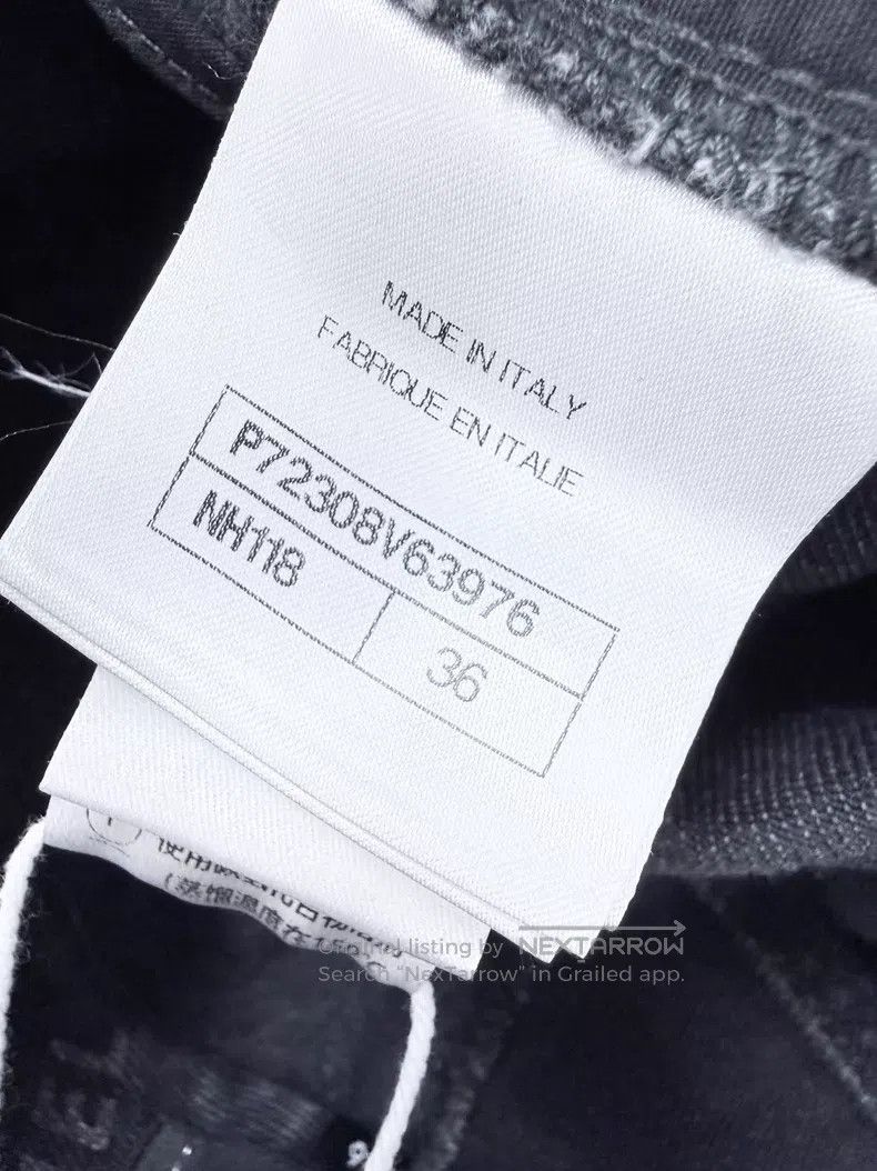 Chanel Chanel Letter graffiti denim wide-leg pants Size 24" / US 00 / IT 34 - 6 Thumbnail