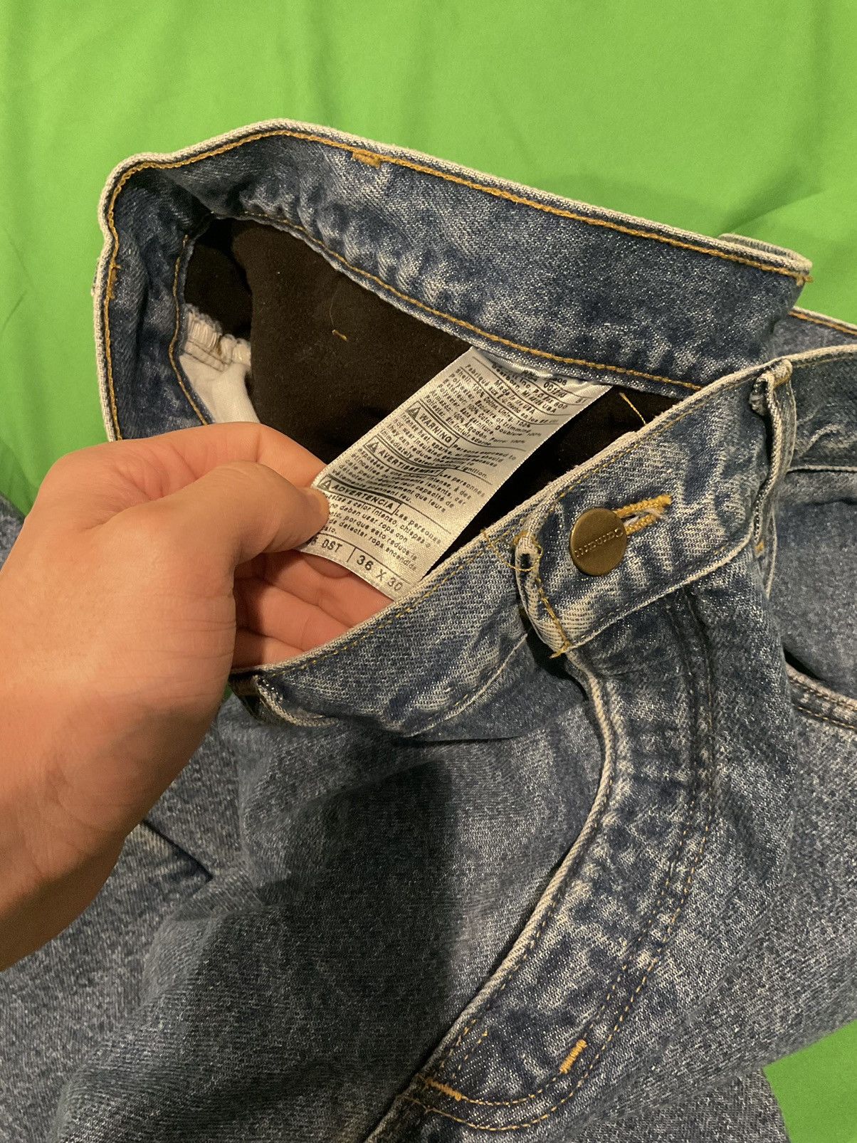 Carhartt × Vintage Vintage Carhartt black denim jeans #denim Size US 36 / EU 52 - 3 Thumbnail