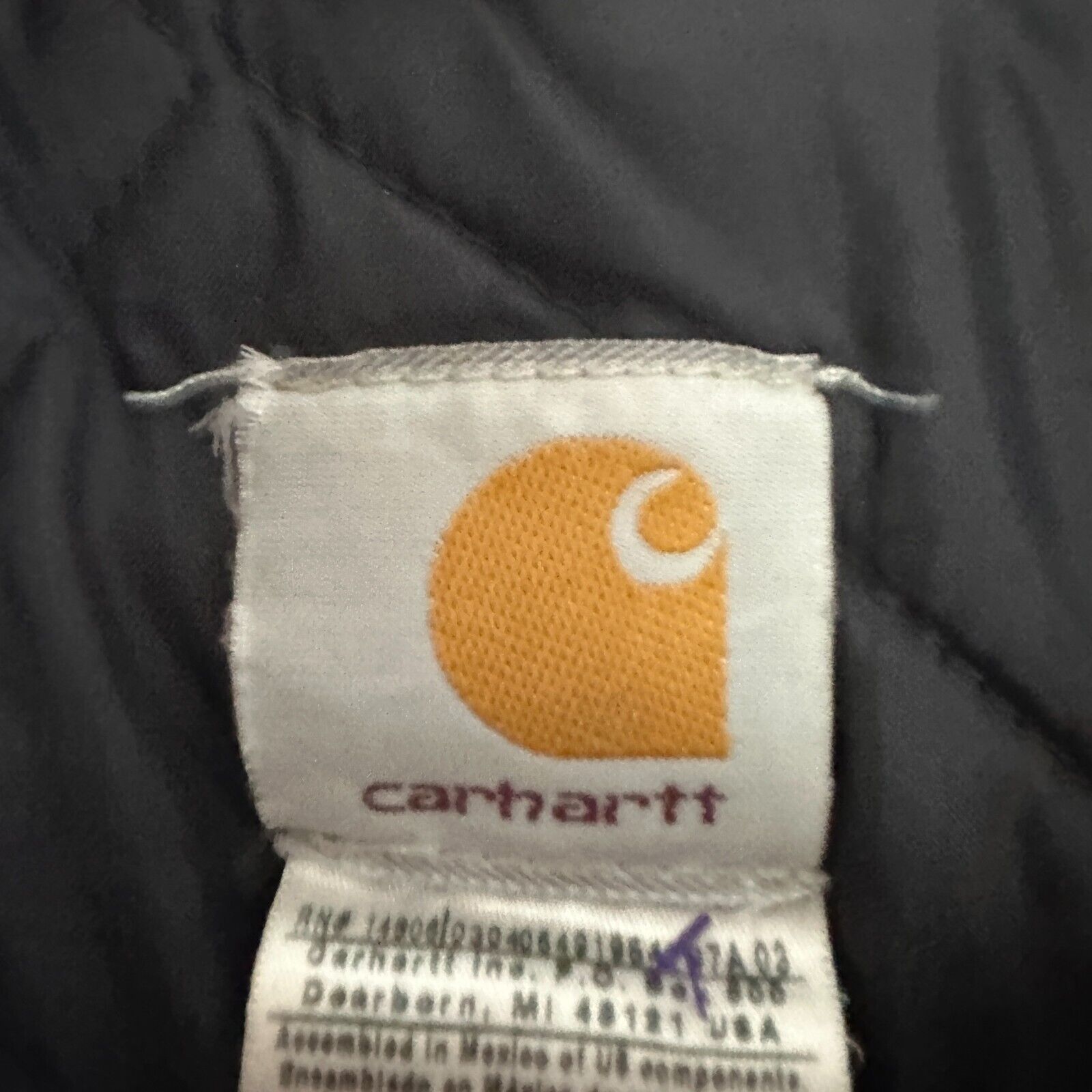 Carhartt Carhartt Chore Jacket Canvas Quilted Coat C26 MOS Size US XL / EU 56 / 4 - 3 Thumbnail