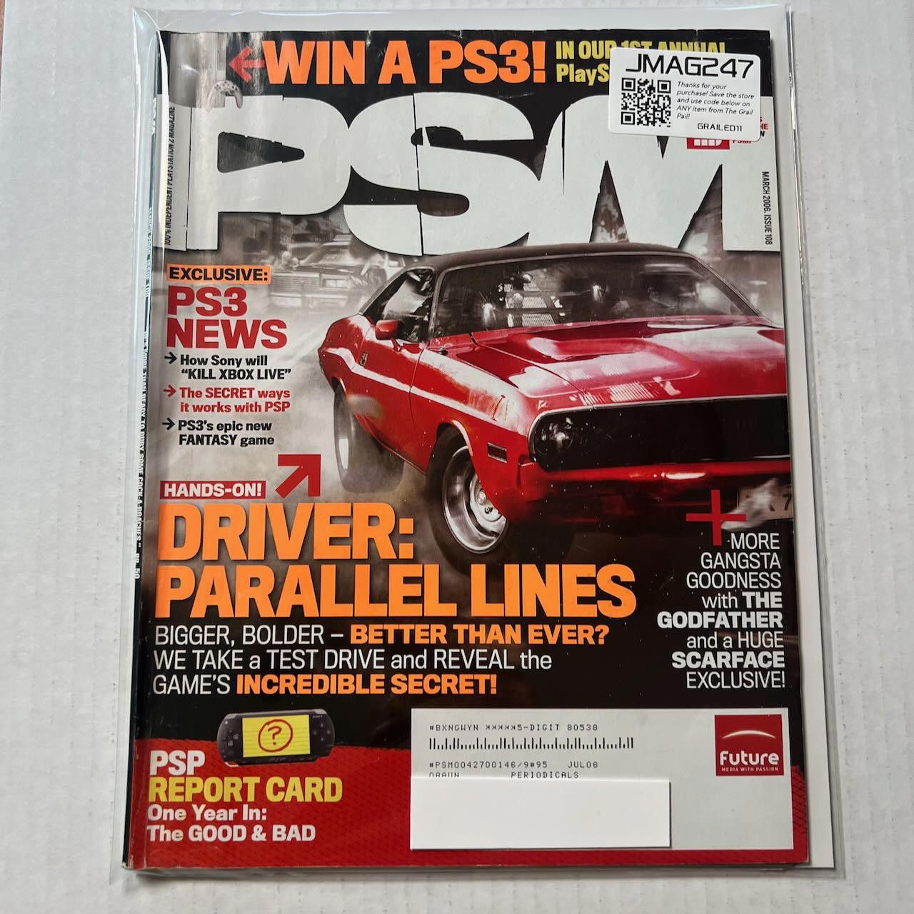 Playstation VTG PSM Magazine #108 MAR 2006 Exclusive PS3 News Scarface Size ONE SIZE - 10 Thumbnail