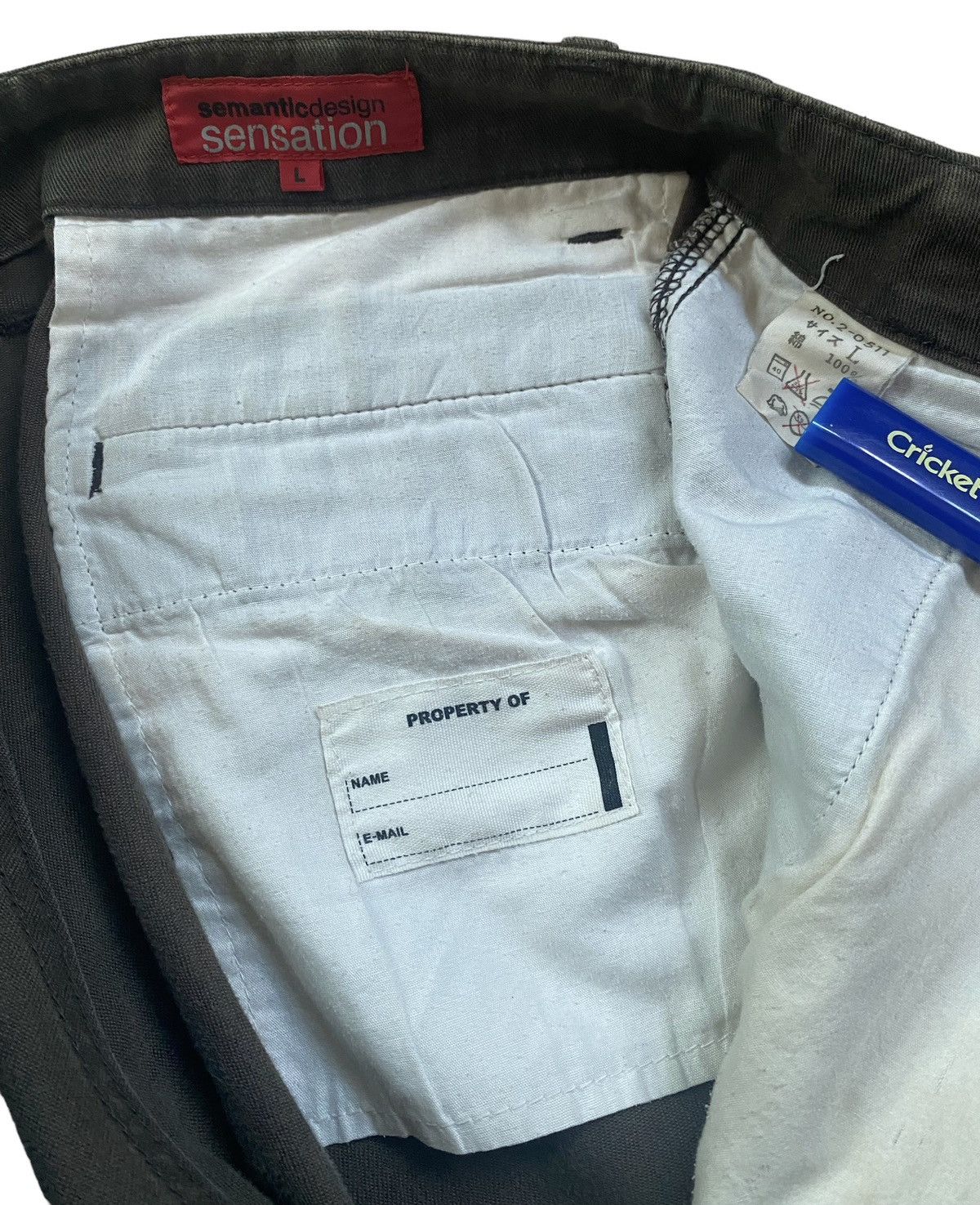 20471120 × Japanese Brand × semanticdesign Semantic Design Cargo Pant Size US 32 / EU 48 - 11 Thumbnail