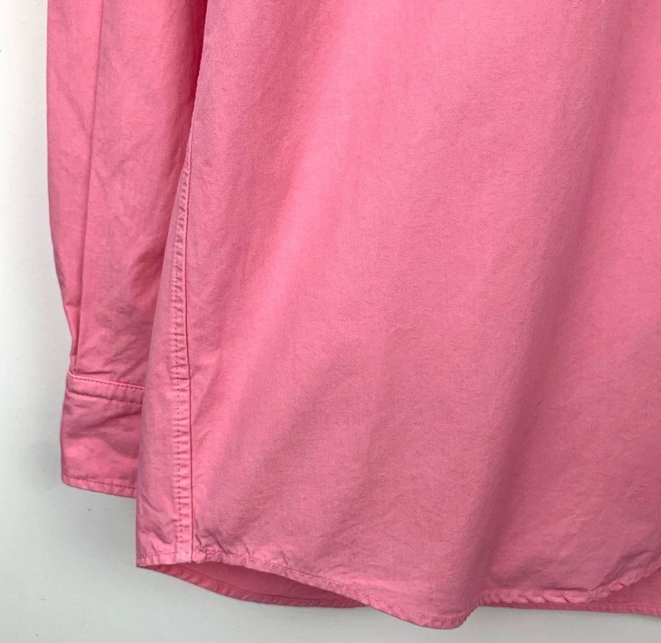 Balenciaga Balenciaga logo letter lapel pink cotton long sleeved shirt Size S / US 4 / IT 40 - 5 Thumbnail