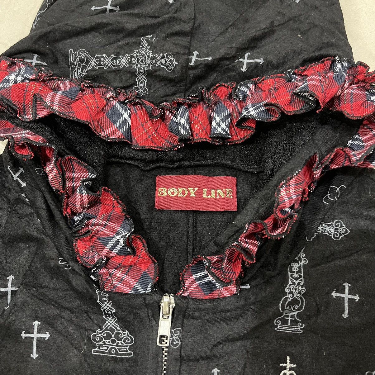 If Six Was Nine 🇯🇵Body Line Cross Punk Shirt Size XS / US 0-2 / IT 36-38 - 12 Thumbnail
