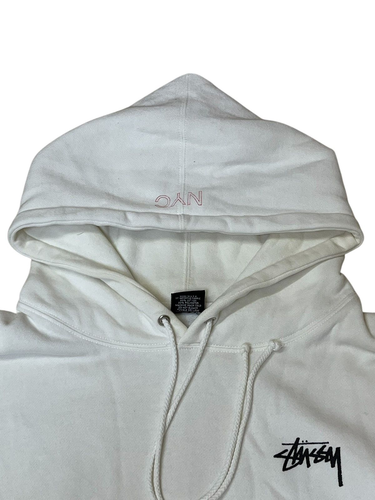 Stussy RARE🔥VINTAGE STUSSY AUGUSTUS STATUE NYC PULLOVER HOODIES Size US L / EU 52-54 / 3 - 6 Thumbnail