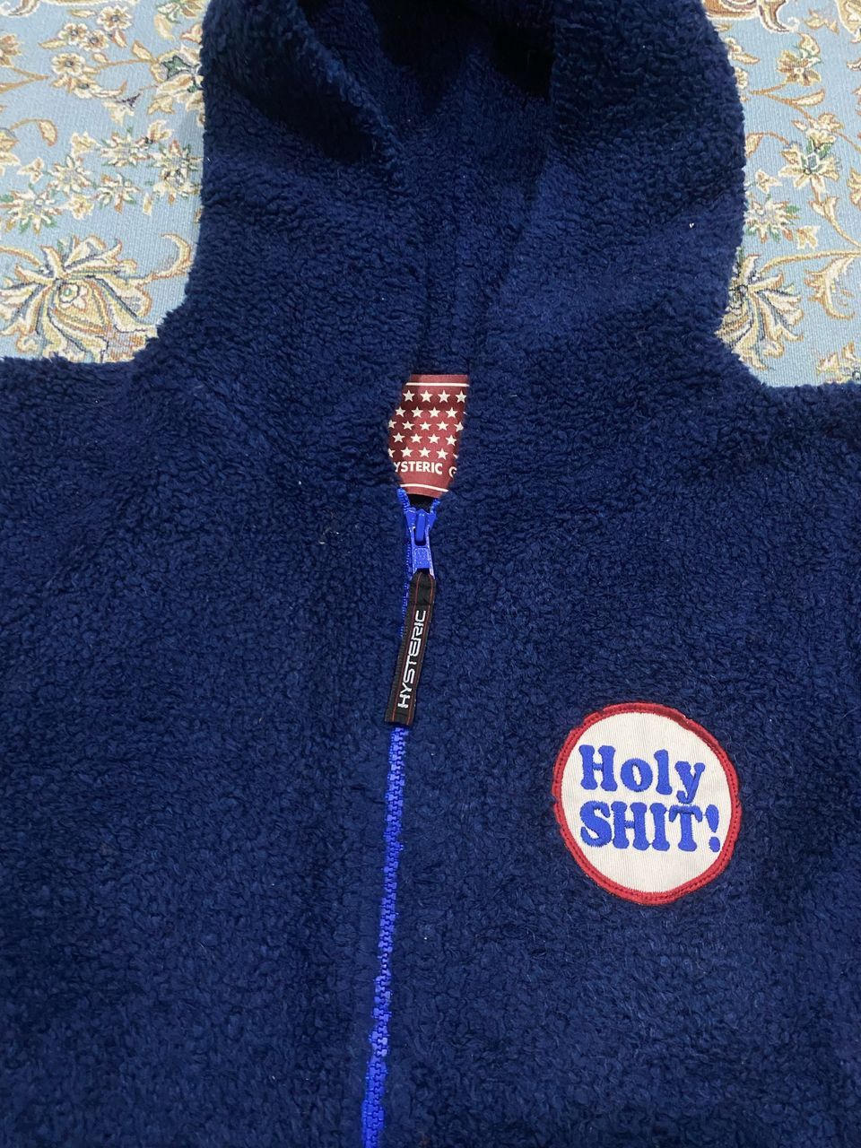 Hysteric Glamour × Japanese Brand × Vintage Vintage Holy Shit Hysteric Glamour Fleece Hoodies Jacket Size US S / EU 44-46 / 1 - 4 Thumbnail