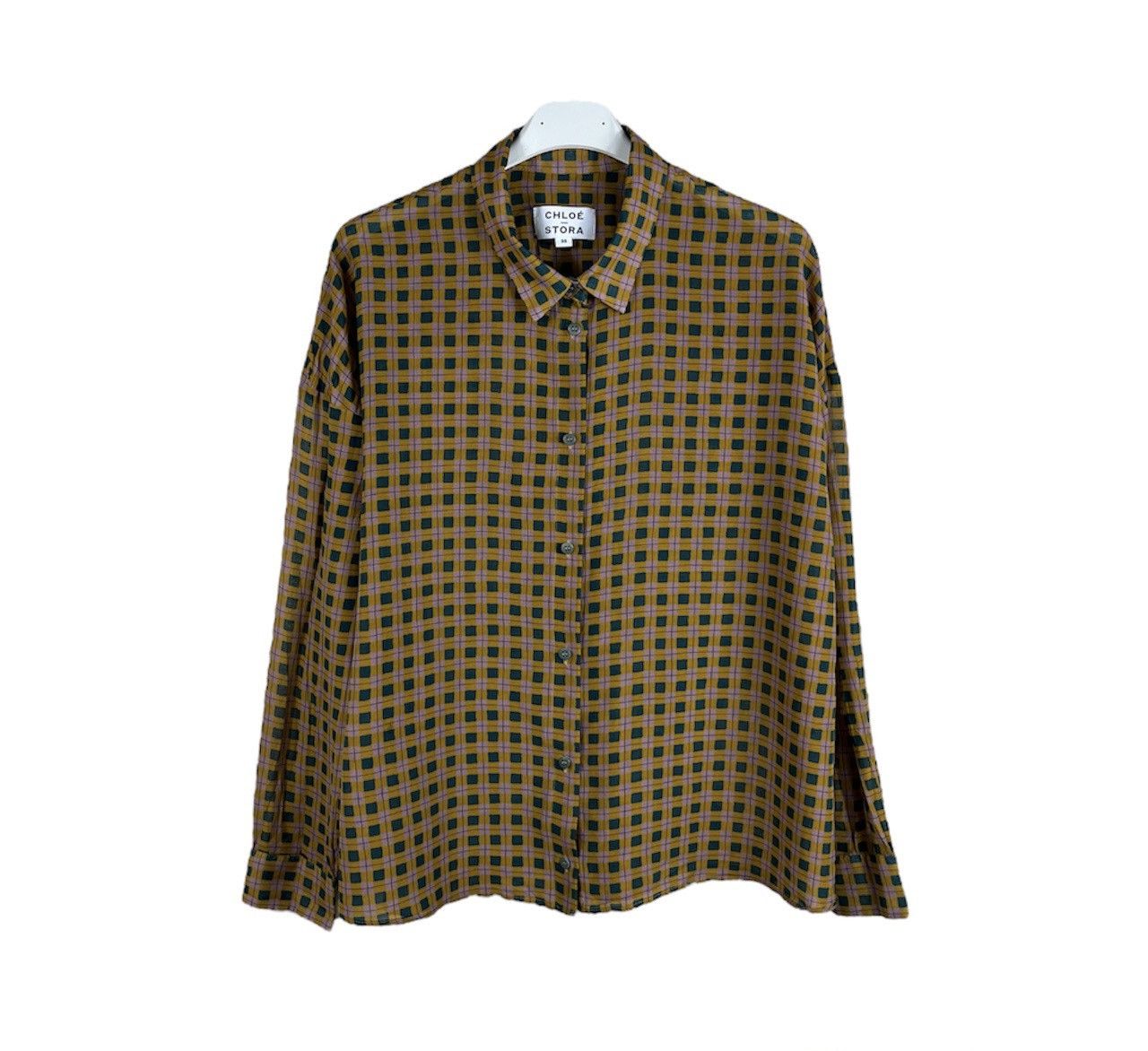 Chloe × Designer Chloé Stora Paris patterned button up shirt full print chloe Size S / US 4 / IT 40 - 1 Thumbnail