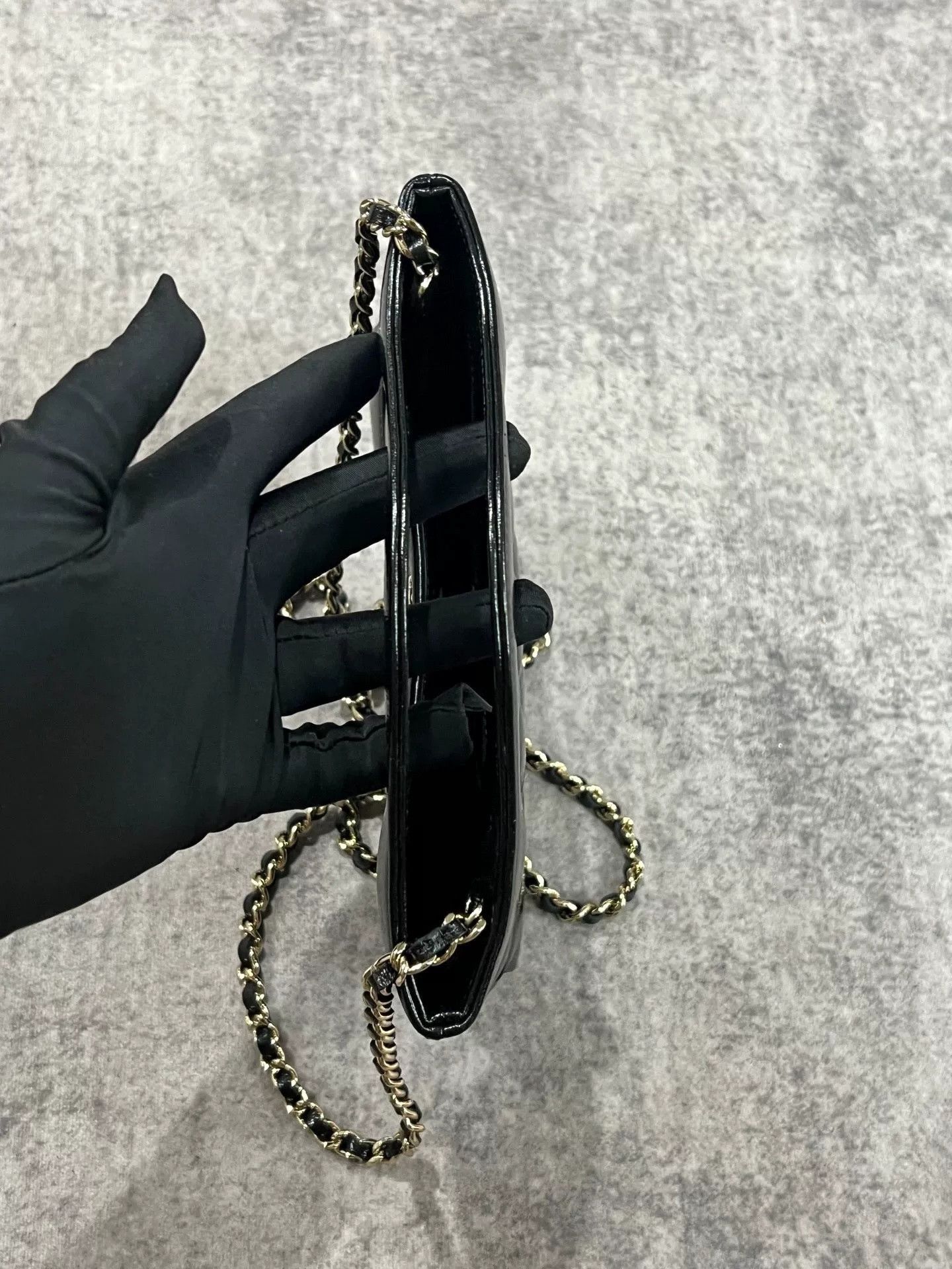 Chanel Chanel 31 Bag Waxed Leather Black Gold Nano Size US XXS / EU 40 - 8 Thumbnail