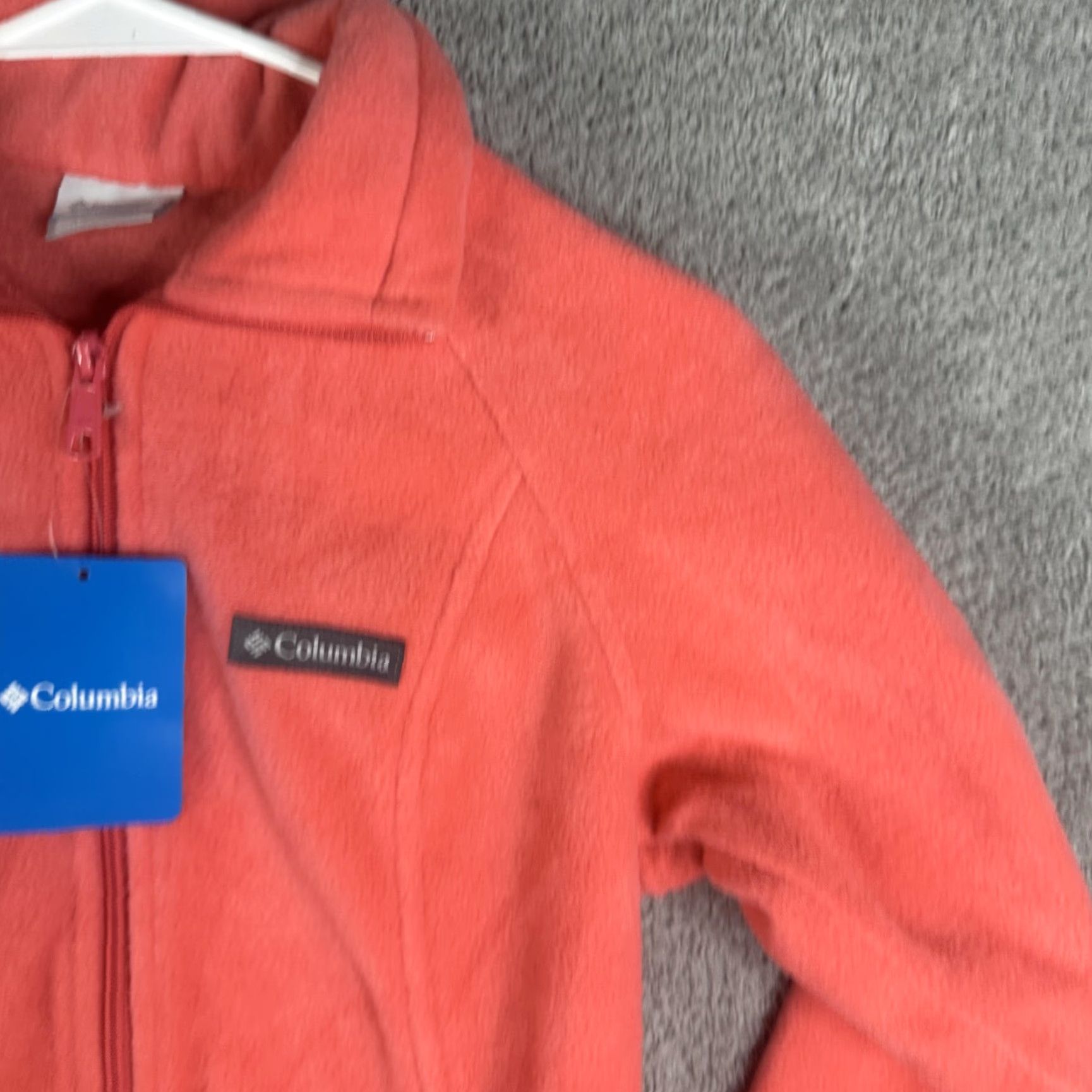 Pinko Columbia Womens Fleece Jacket XS Pink Benton Springs Full Zip Pockets Outdoor Size XS / US 0-2 / IT 36-38 - 4 Thumbnail