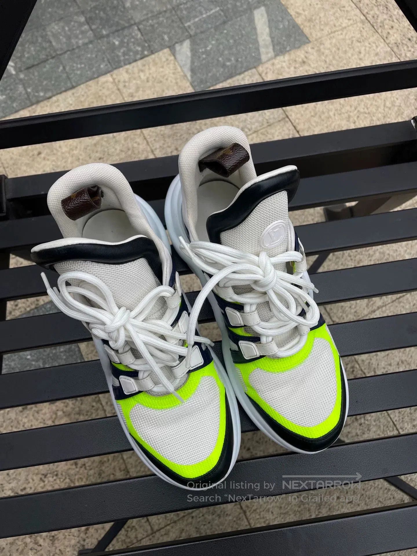 LVXWA Green Louis Vuitton Arch Bridge Shoes. Size US 7 / IT 37 - 1 Thumbnail