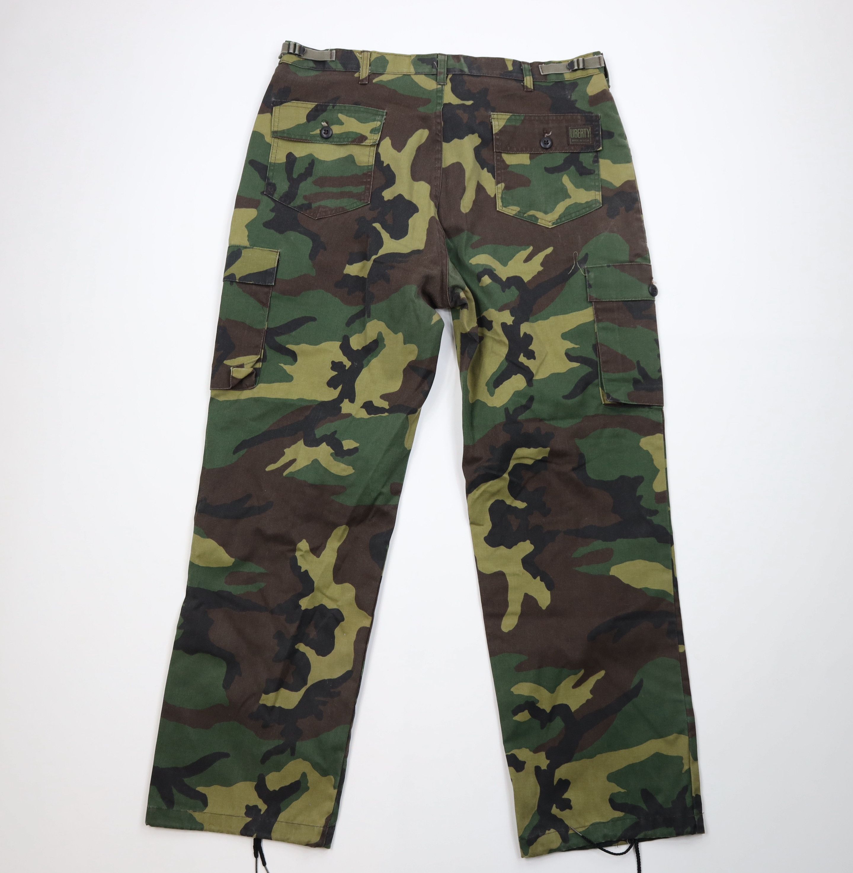 Vintage Vintage 70s Streetwear Camouflage Wide Leg Cargo Pants USA Size US 38 / EU 54 - 9 Thumbnail