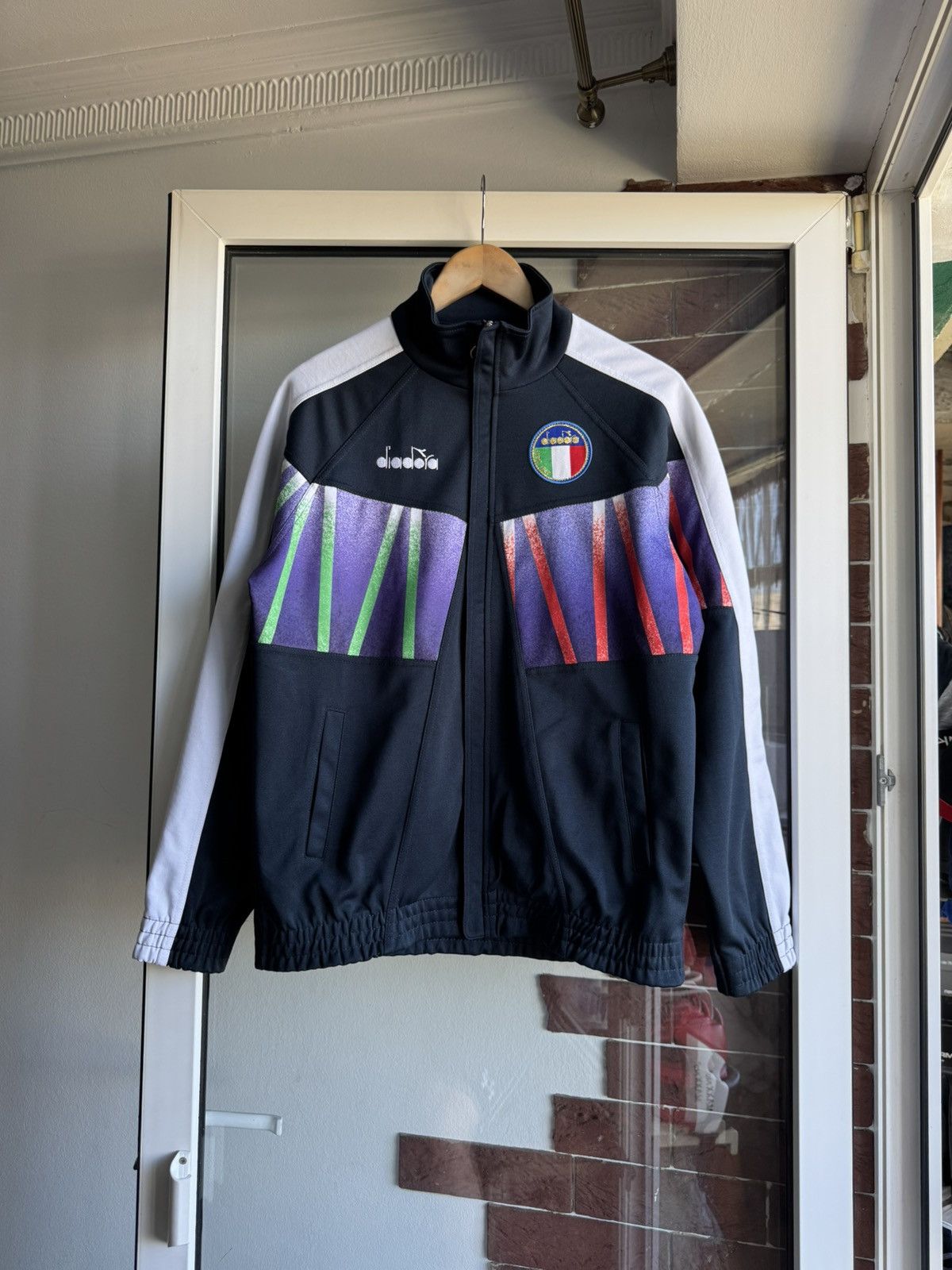 Diadora Retro Diadora Italy Word Cup 1994 Zip Hoodie Size US S / EU 44-46 / 1 - 2 Thumbnail