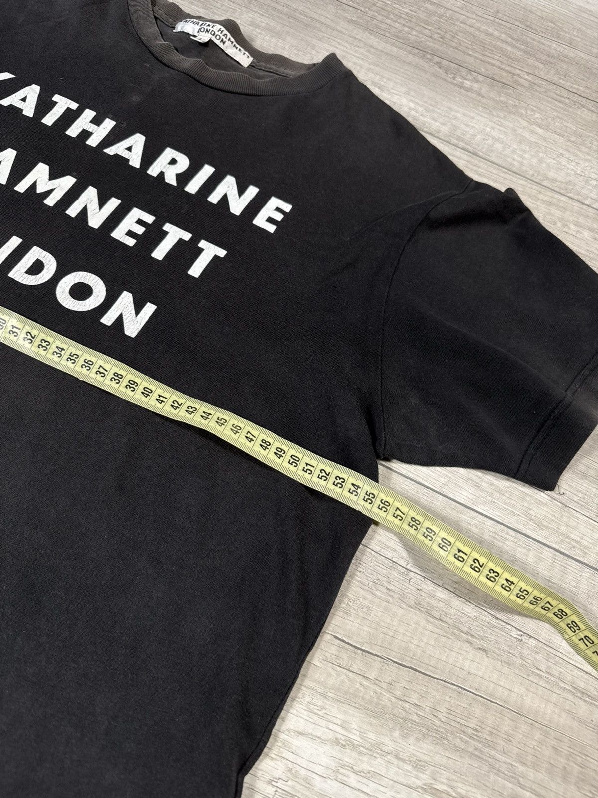 Katharine Hamnett London Katharine Hamnett London Vintage Rare Faded Distressed Tee Size US L / EU 52-54 / 3 - 13 Thumbnail