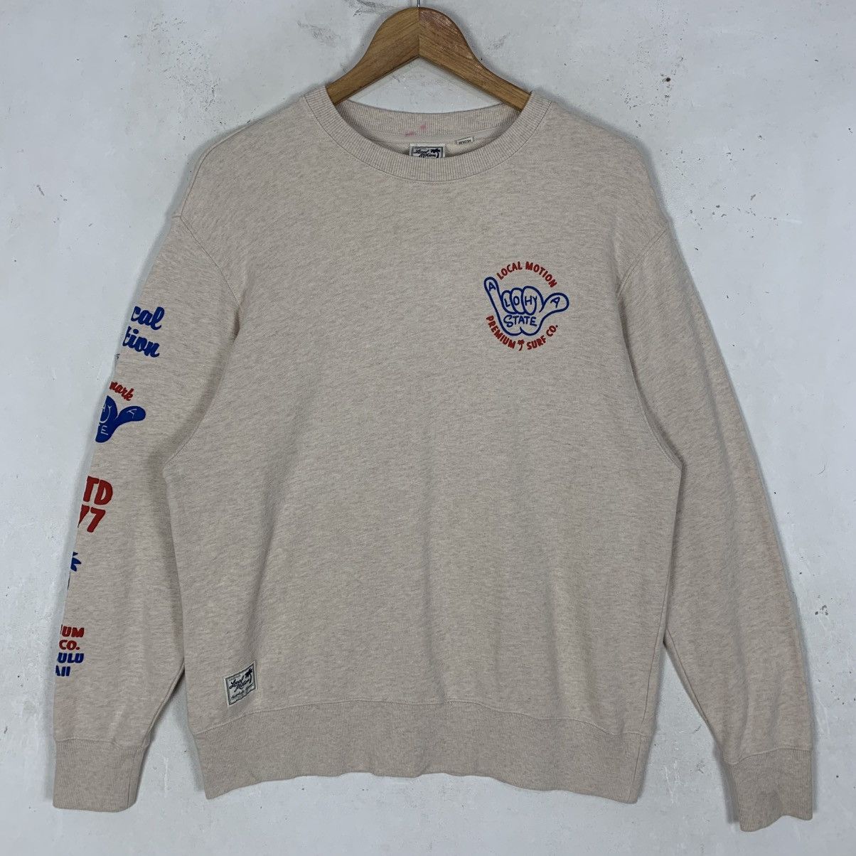 Vintage Local Motion Brand Street Wear JapaneseBrand Sweatshirt Size US M / EU 48-50 / 2 - 2 Thumbnail
