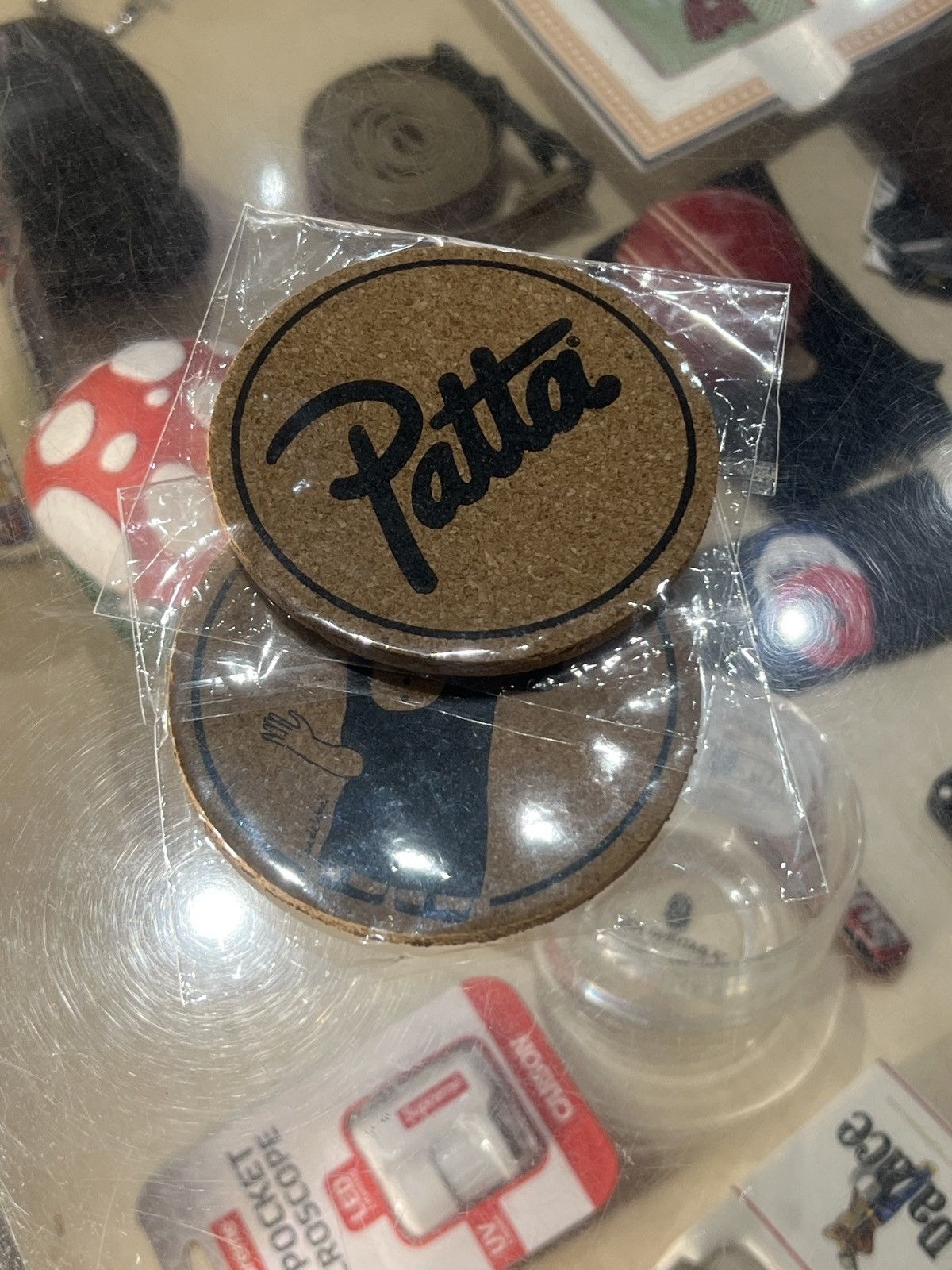 Patta Patta Double Sided Cork Coaster (2-Pack) Size ONE SIZE - 3 Thumbnail