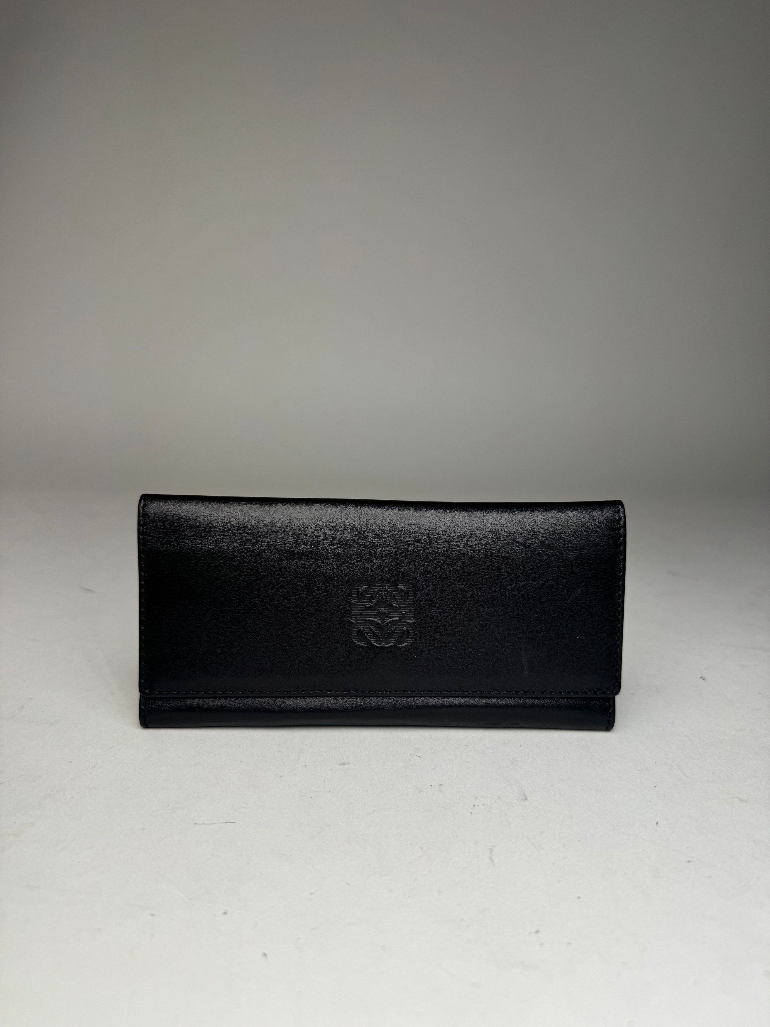 Loewe Vintage Madrid Leather Wallet black Size ONE SIZE - 1 Thumbnail