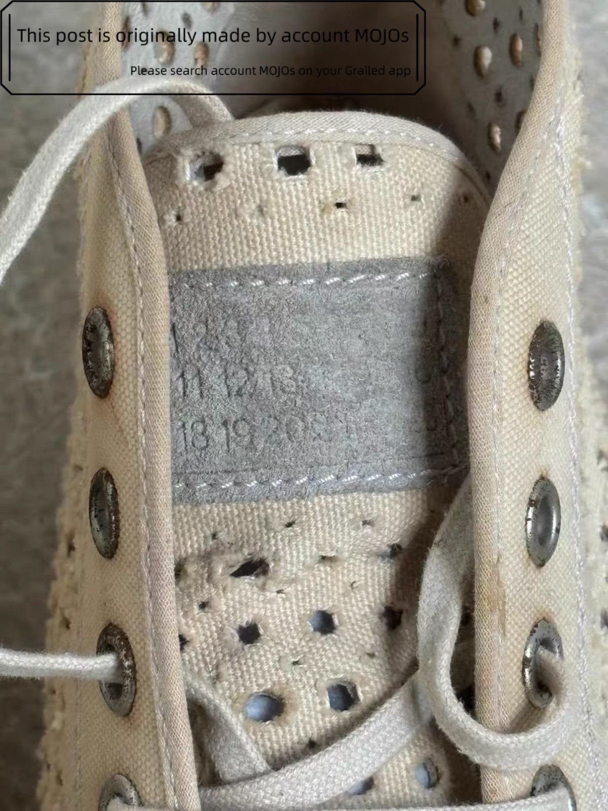 Maison Margiela Sz 43 Maison Margiela 00s Distressed Hole Hi-top mojos181 Size US 10 / EU 43 - 4 Thumbnail